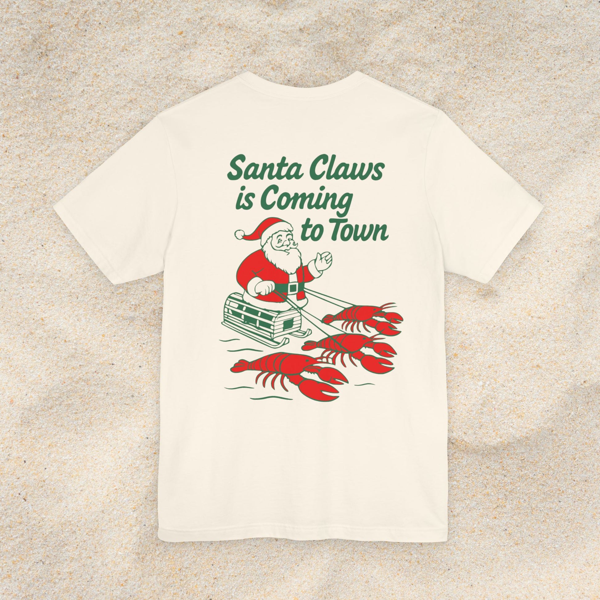 Santa Claws is Coming to Town Unisex Tee