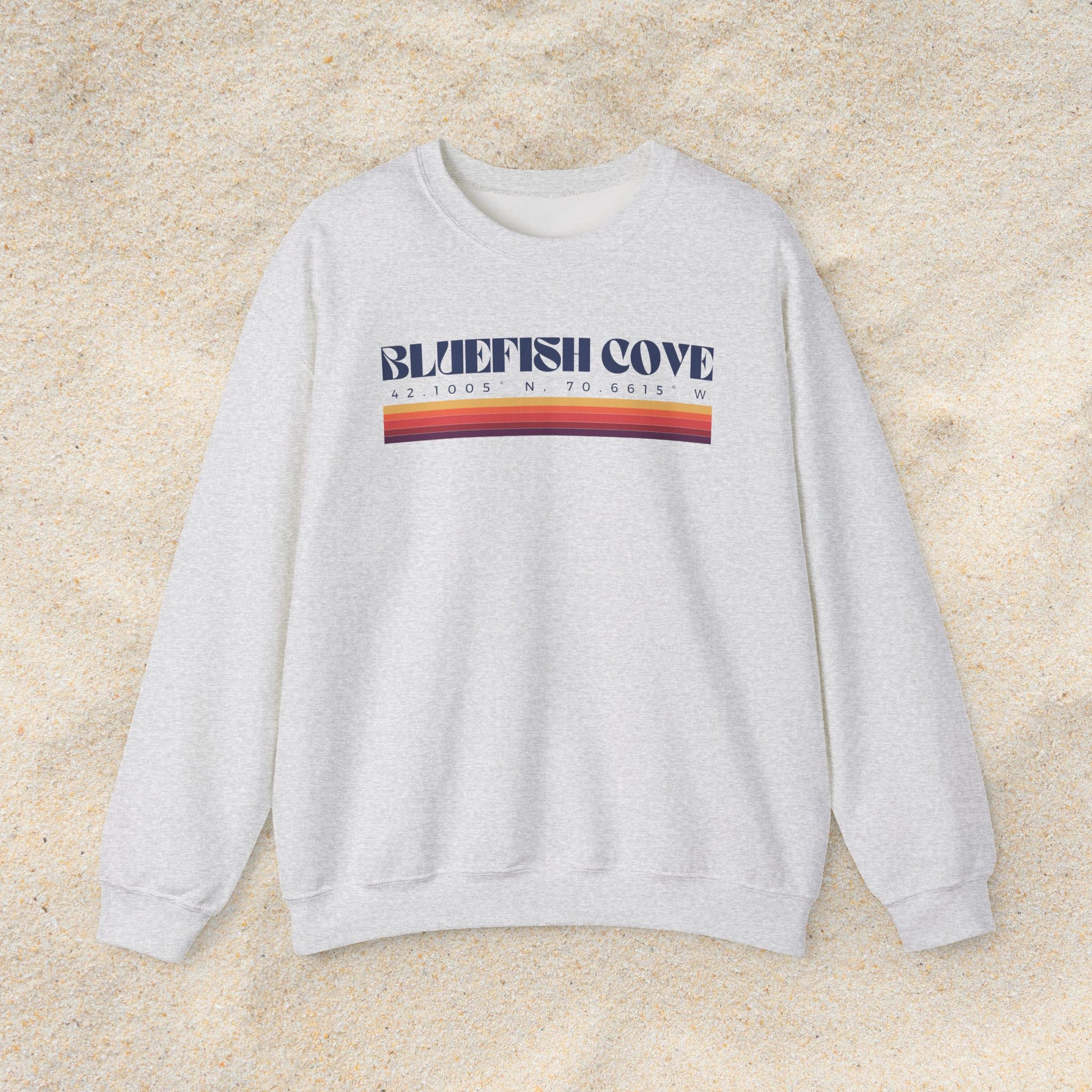 Bluefish Cove Coordinates Crewneck