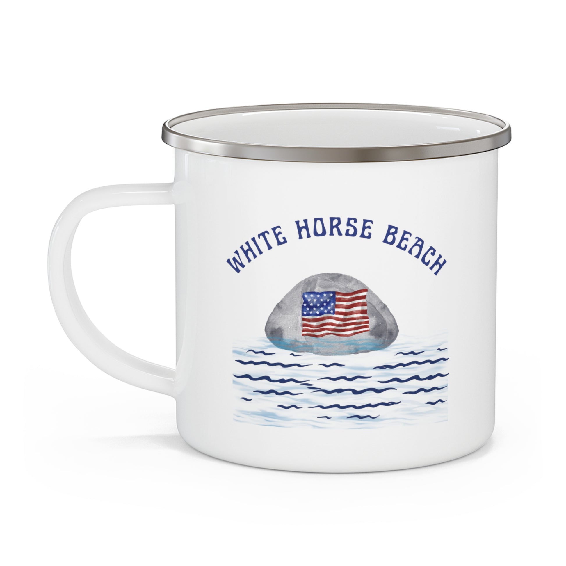 White Horse Beach Mug