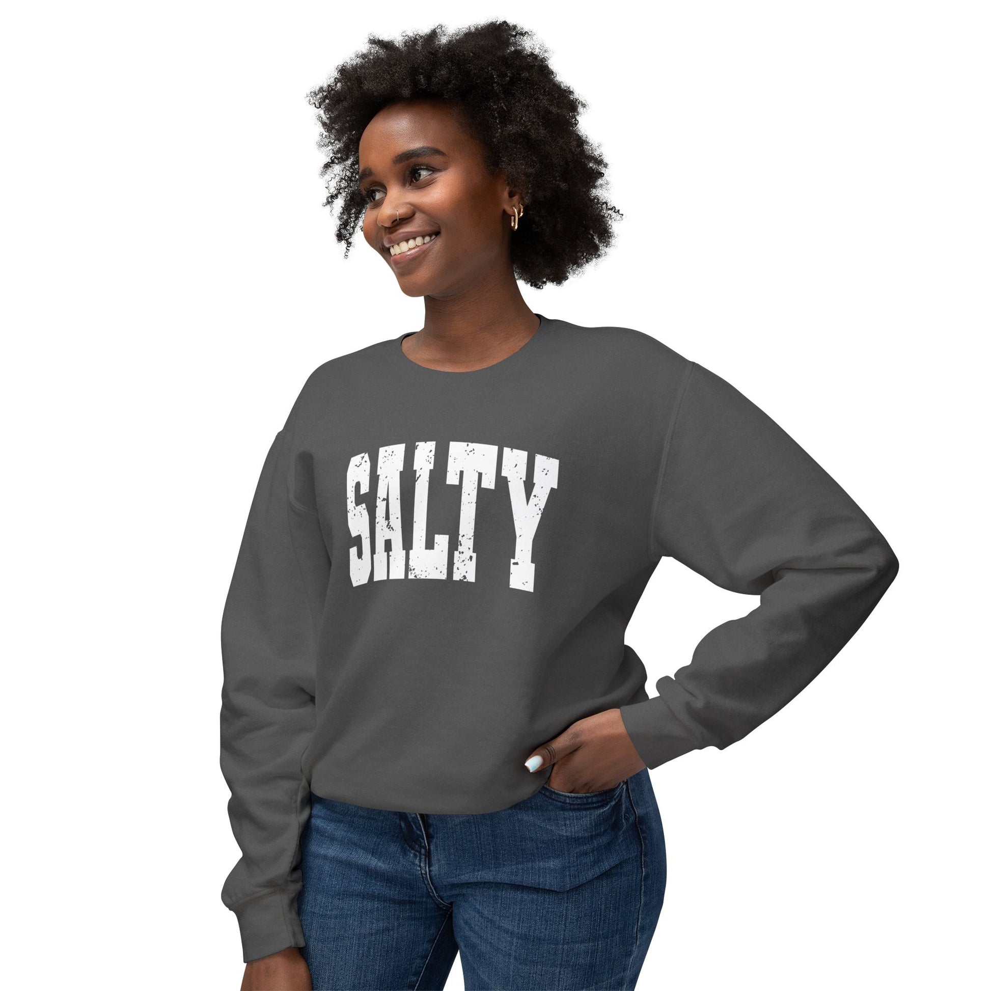 SALTY COMFORT COLORS CREWNECK