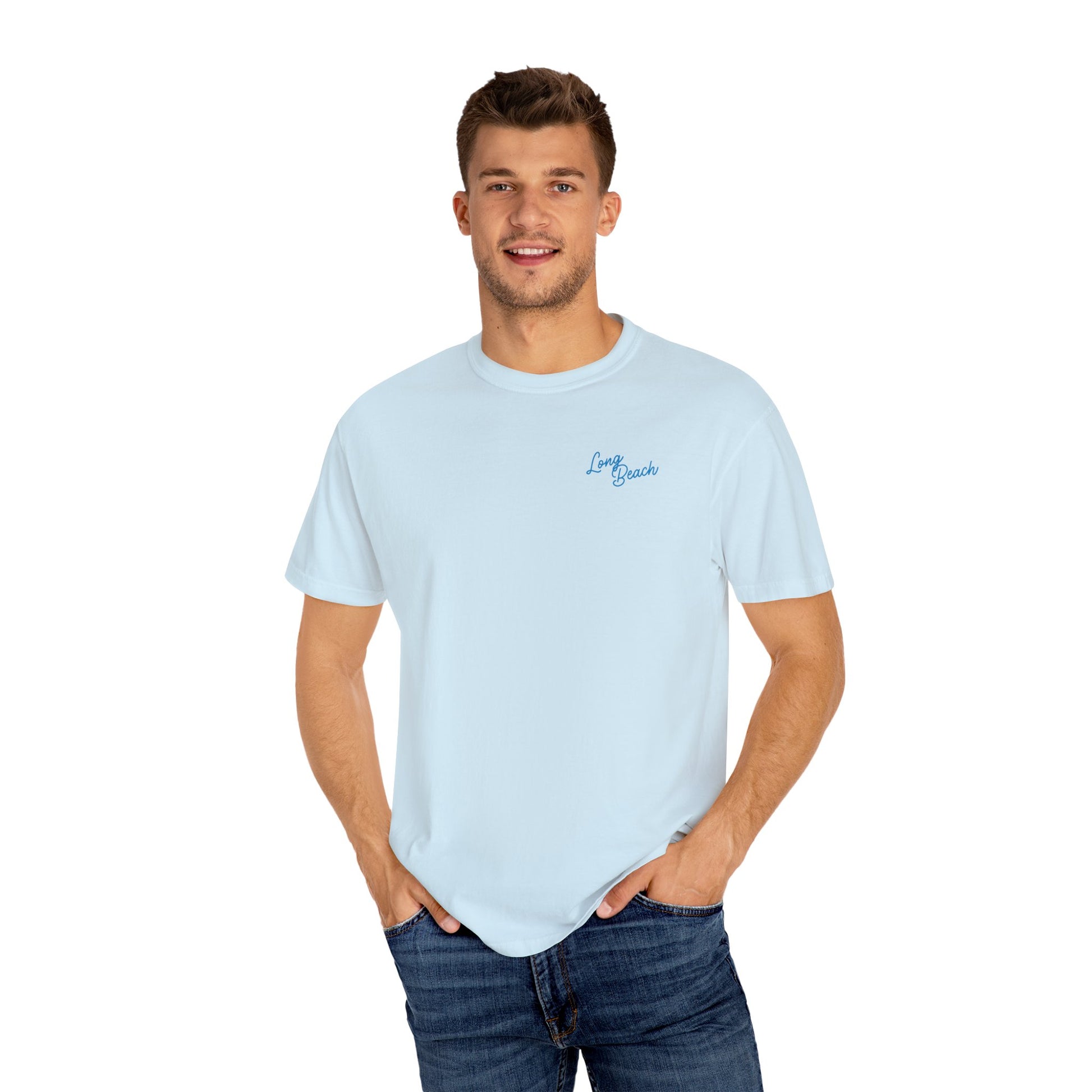 LONG BEACH POSTAGE STAMP COMFORT COLORS T-SHIRT