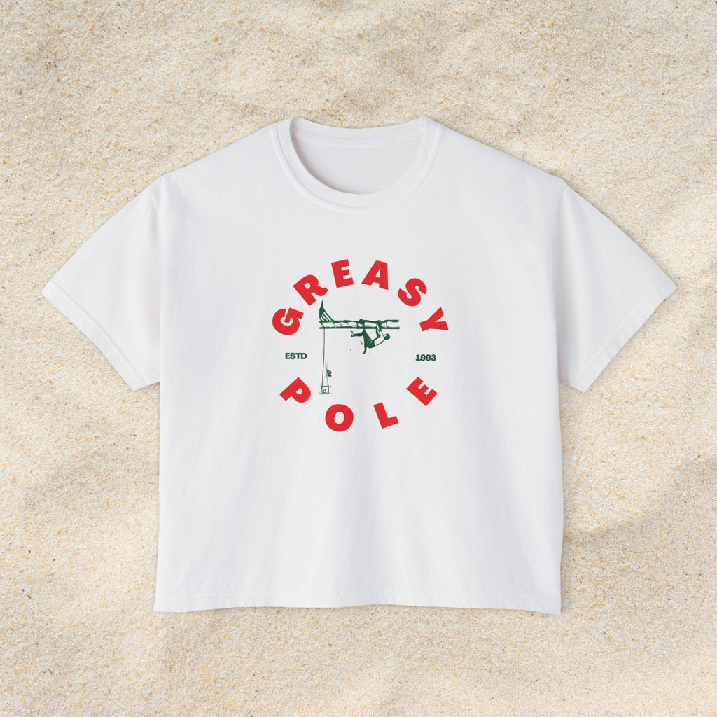 St. Peter's Fiesta Greasy Pole Boxy Cropped Tee