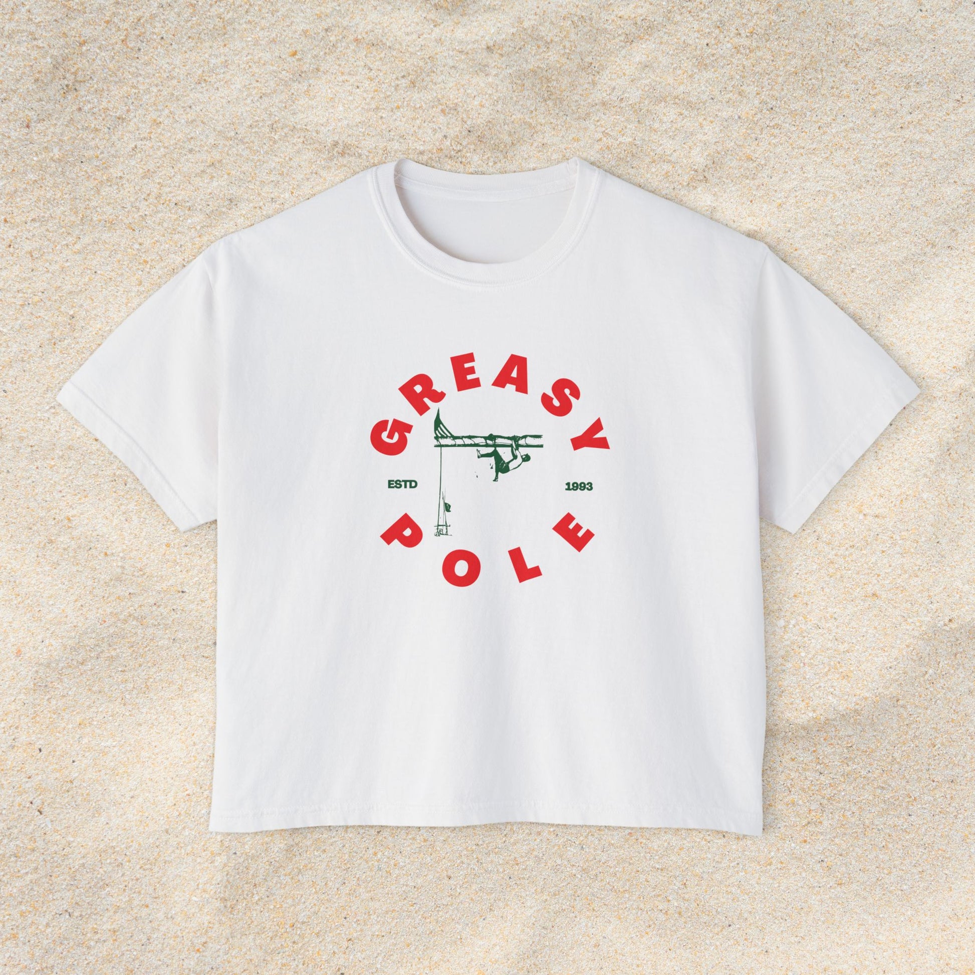 St. Peter's Fiesta Greasy Pole Boxy Cropped Tee