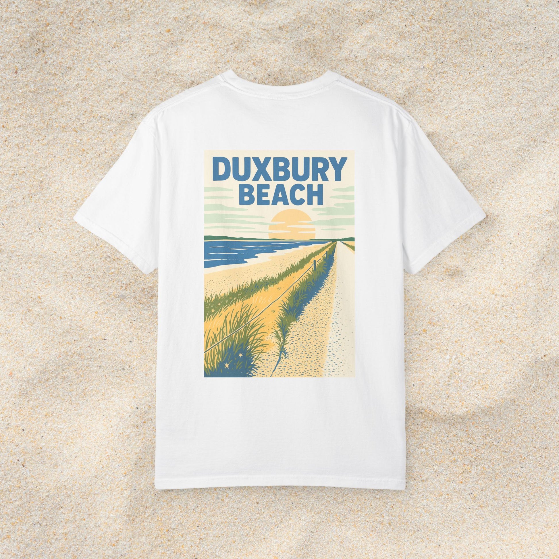 DUXBURY BEACH PRINT COMFORT COLORS T-SHIRT