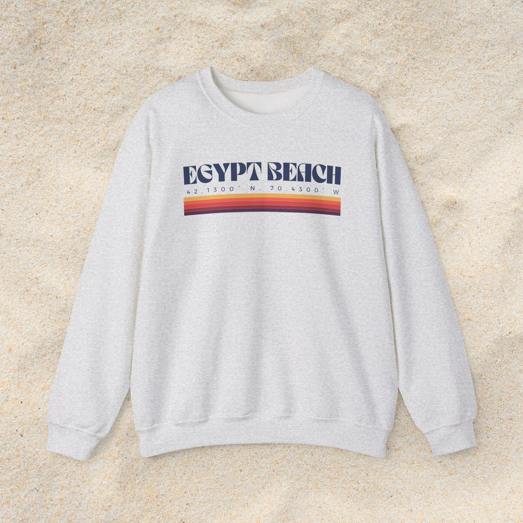 Egypt Beach Coordinates Crewneck