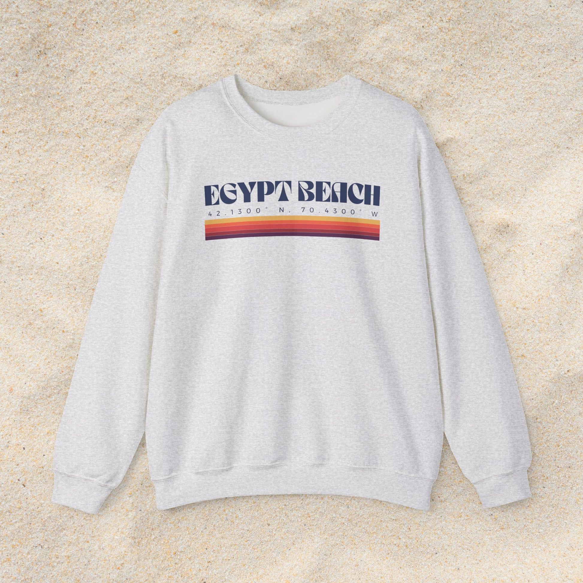Egypt Beach Coordinates Crewneck