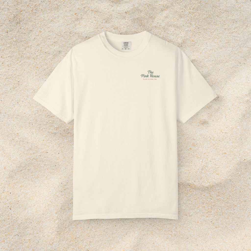 THE PLUM ISLAND PINK HOUSE COMFORT COLORS T-SHIRT