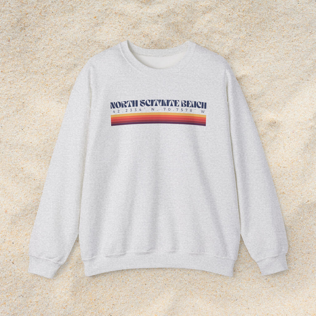 North Scituate Beach Coordinates Crewneck