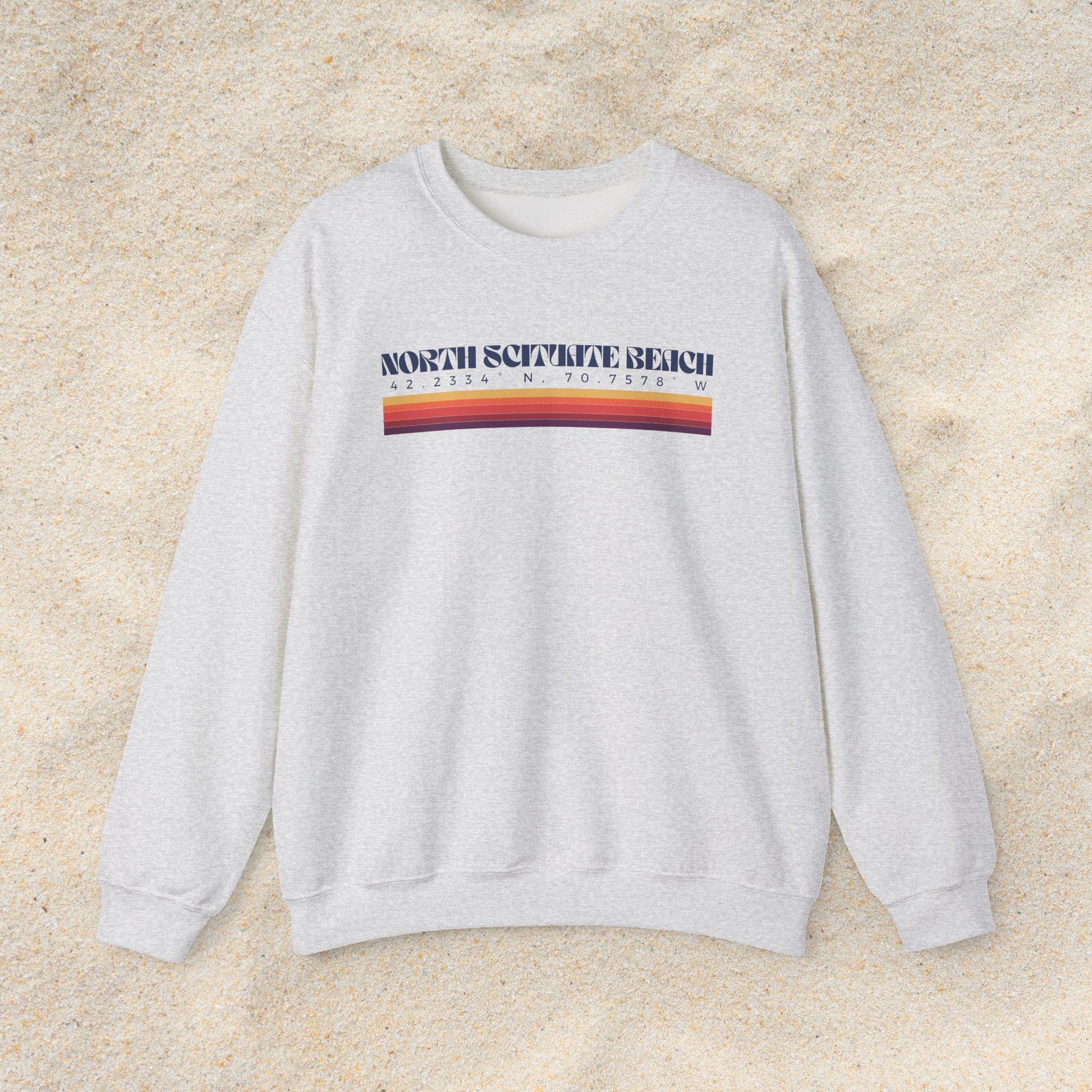 North Scituate Beach Coordinates Crewneck