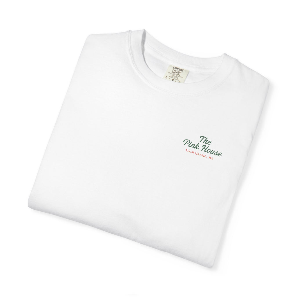 THE PLUM ISLAND PINK HOUSE COMFORT COLORS T-SHIRT