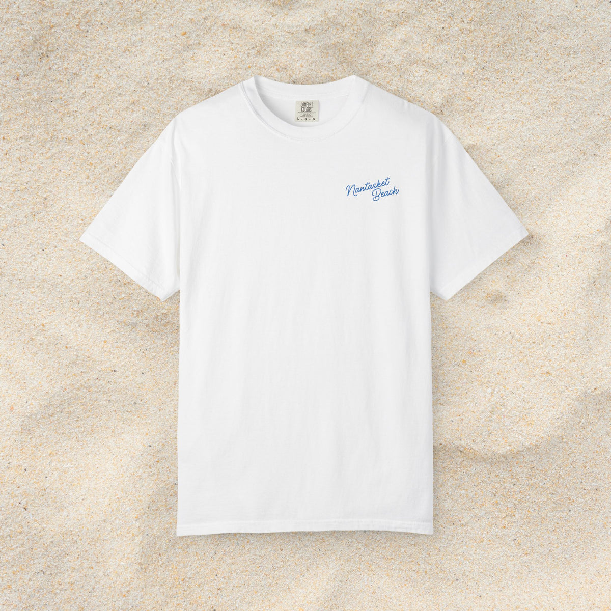 NANTASKET BEACH POSTAGE STAMP COMFORT COLORS T-SHIRT