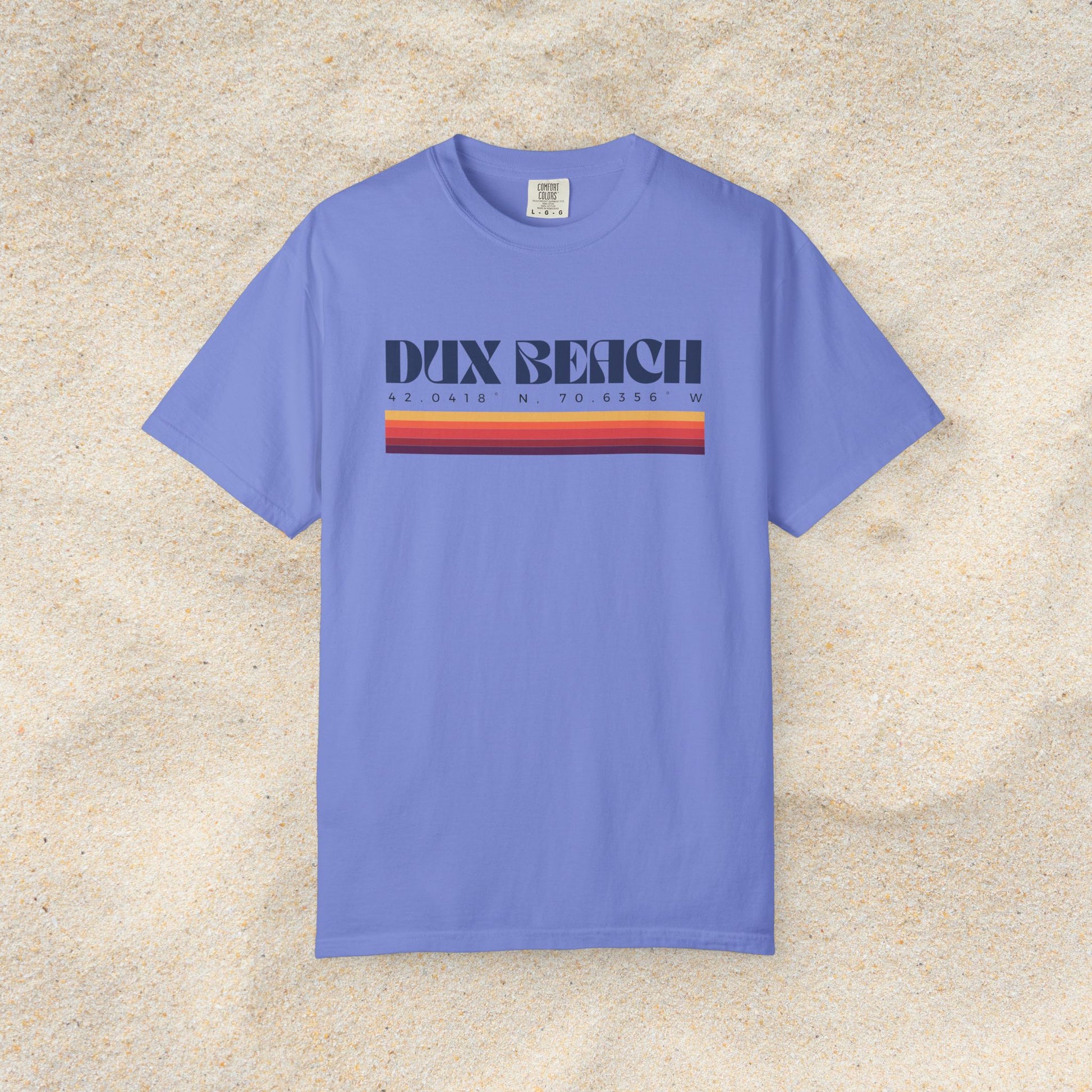 DUX BEACH COORDINATES COMFORT COLORS T-SHIRT