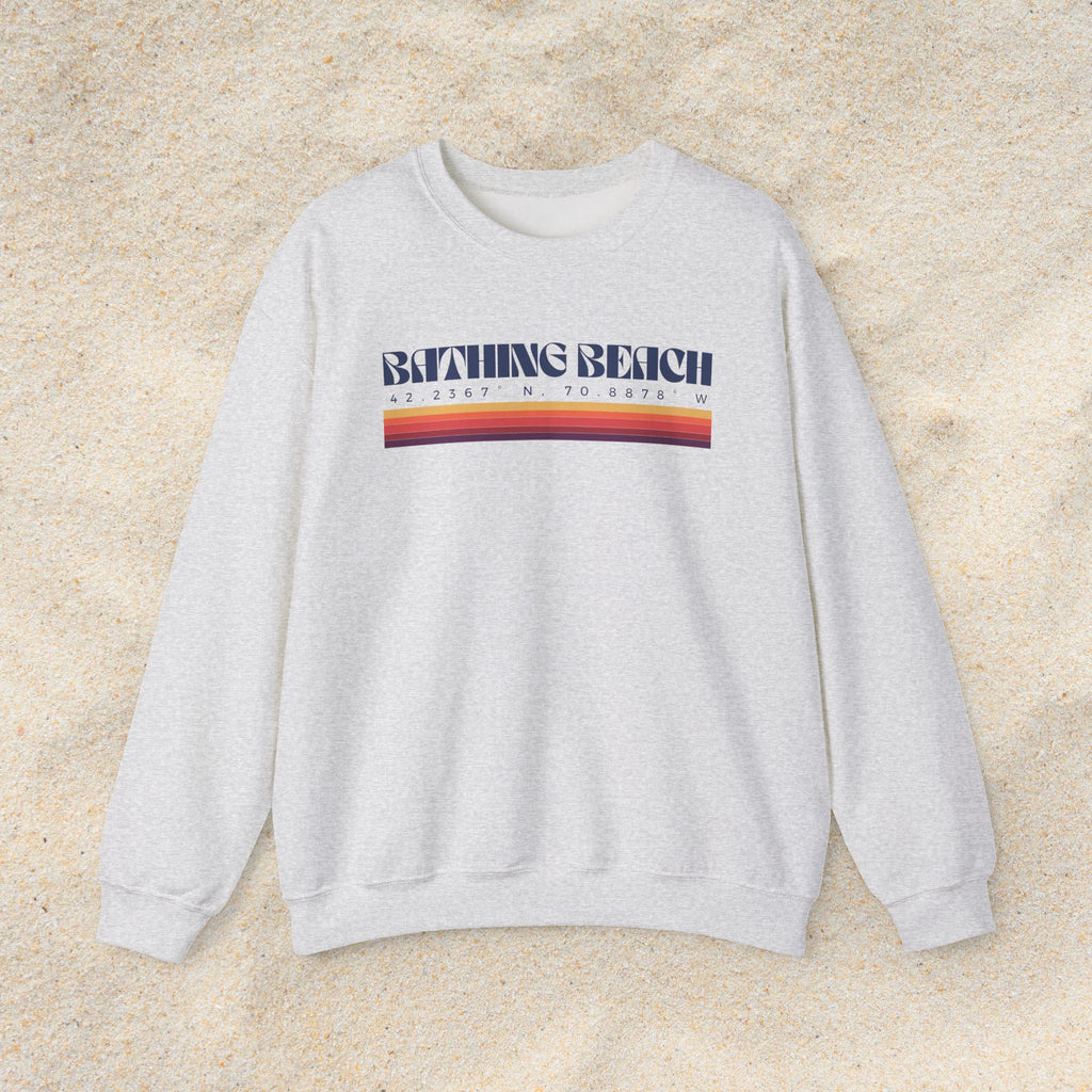 Bathing Beach Coordinates Crewneck