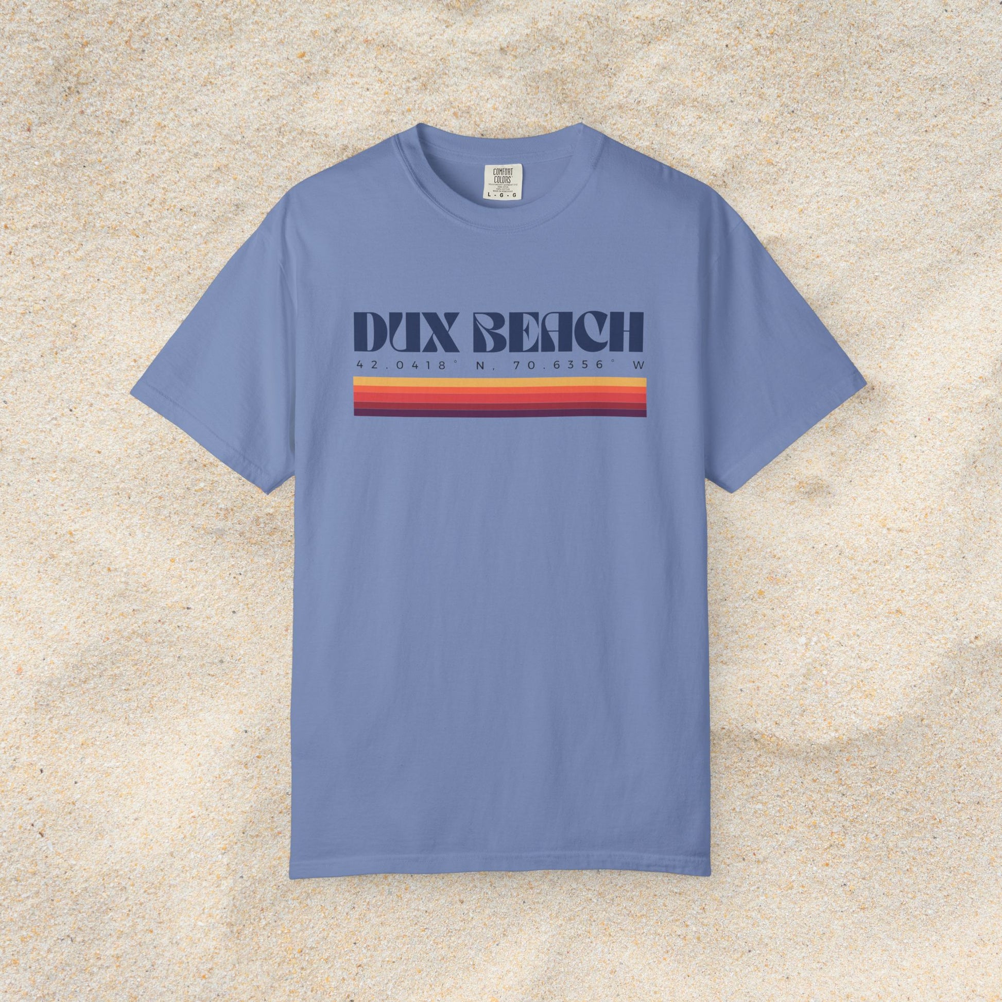 DUX BEACH COORDINATES COMFORT COLORS T-SHIRT