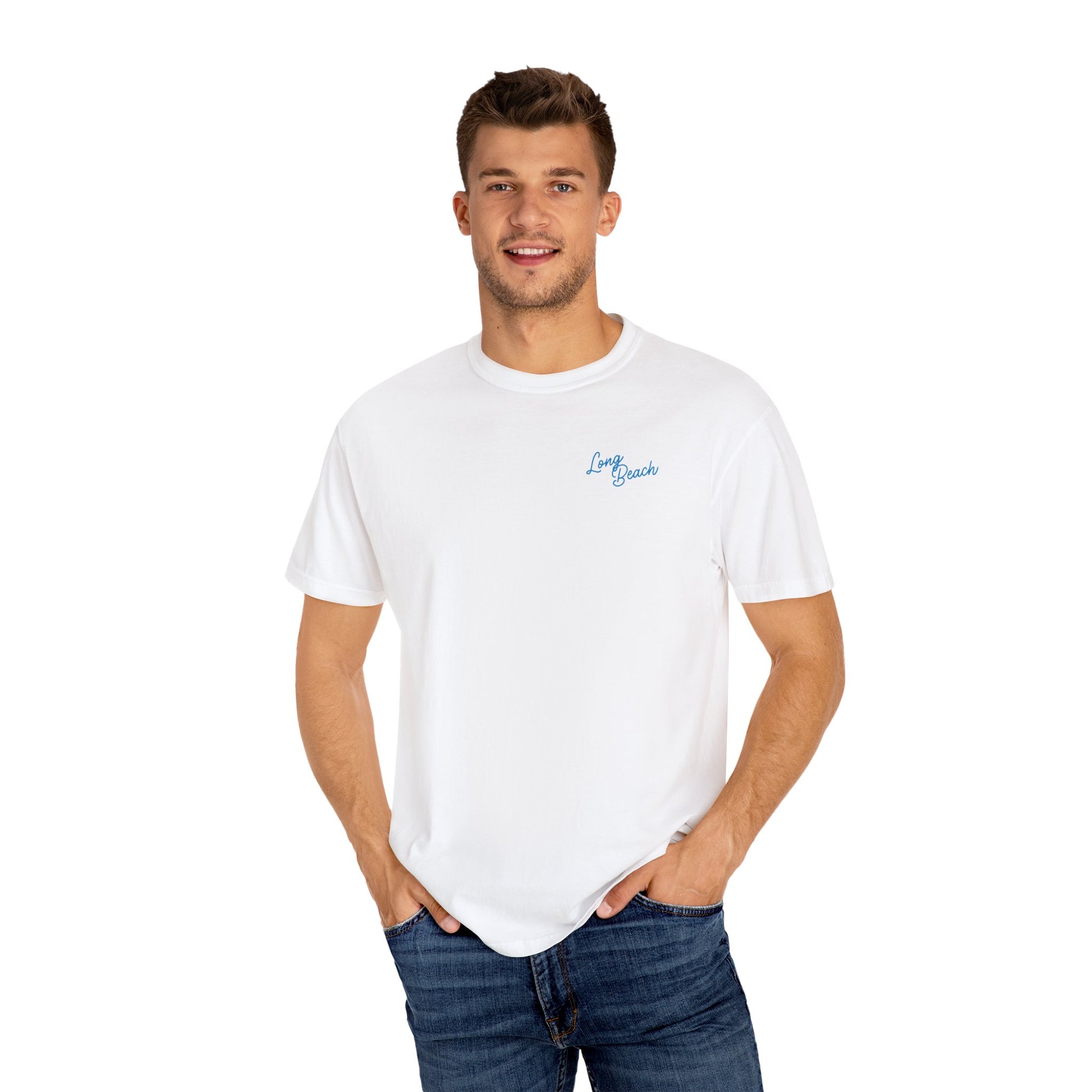 LONG BEACH POSTAGE STAMP COMFORT COLORS T-SHIRT