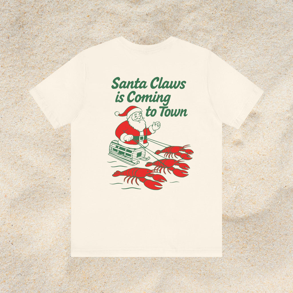 Santa Claws is Coming to Town Unisex Tee