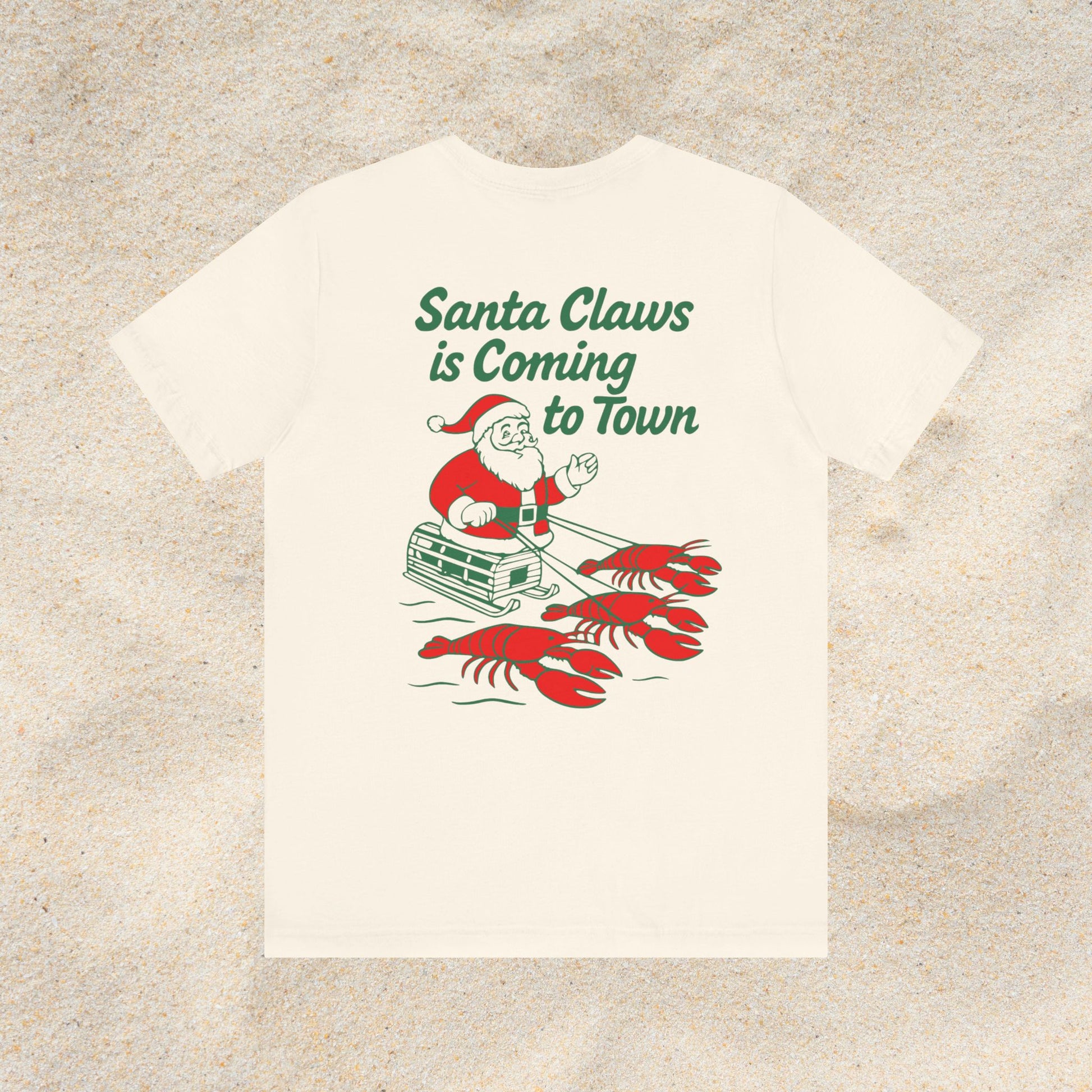 Santa Claws is Coming to Town Unisex Tee