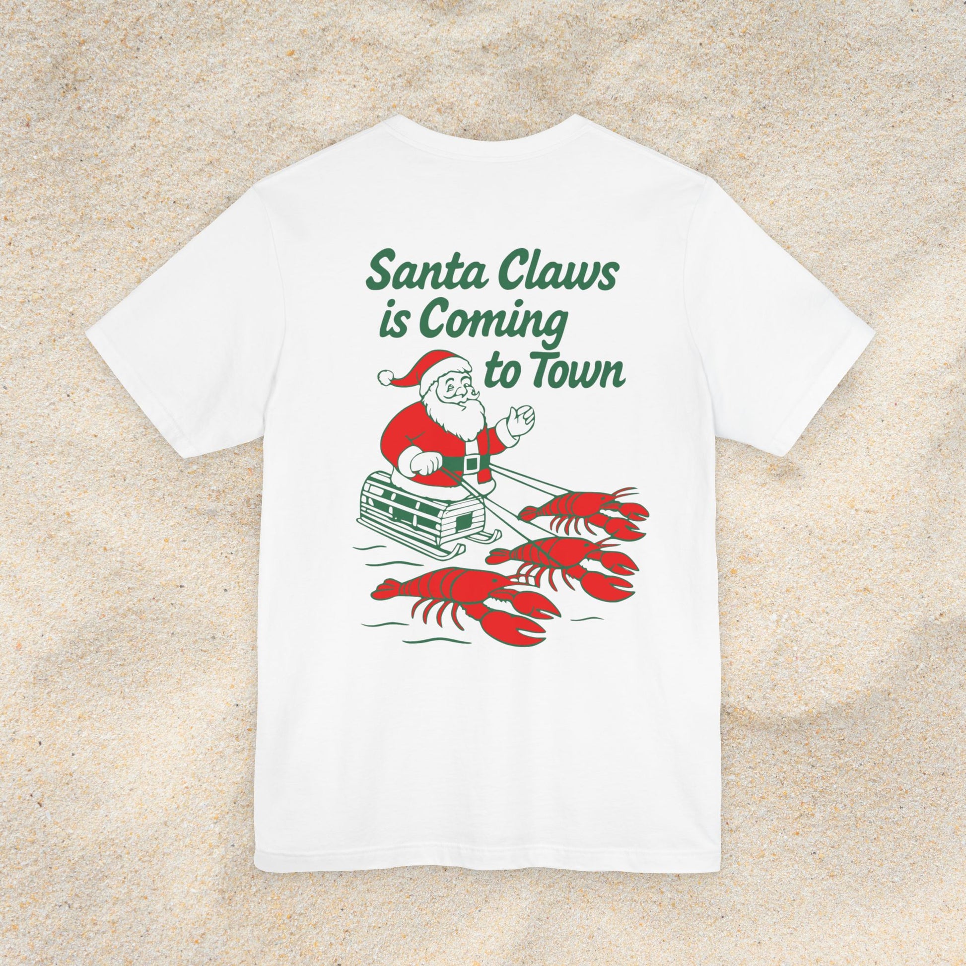 Santa Claws is Coming to Town Unisex Tee
