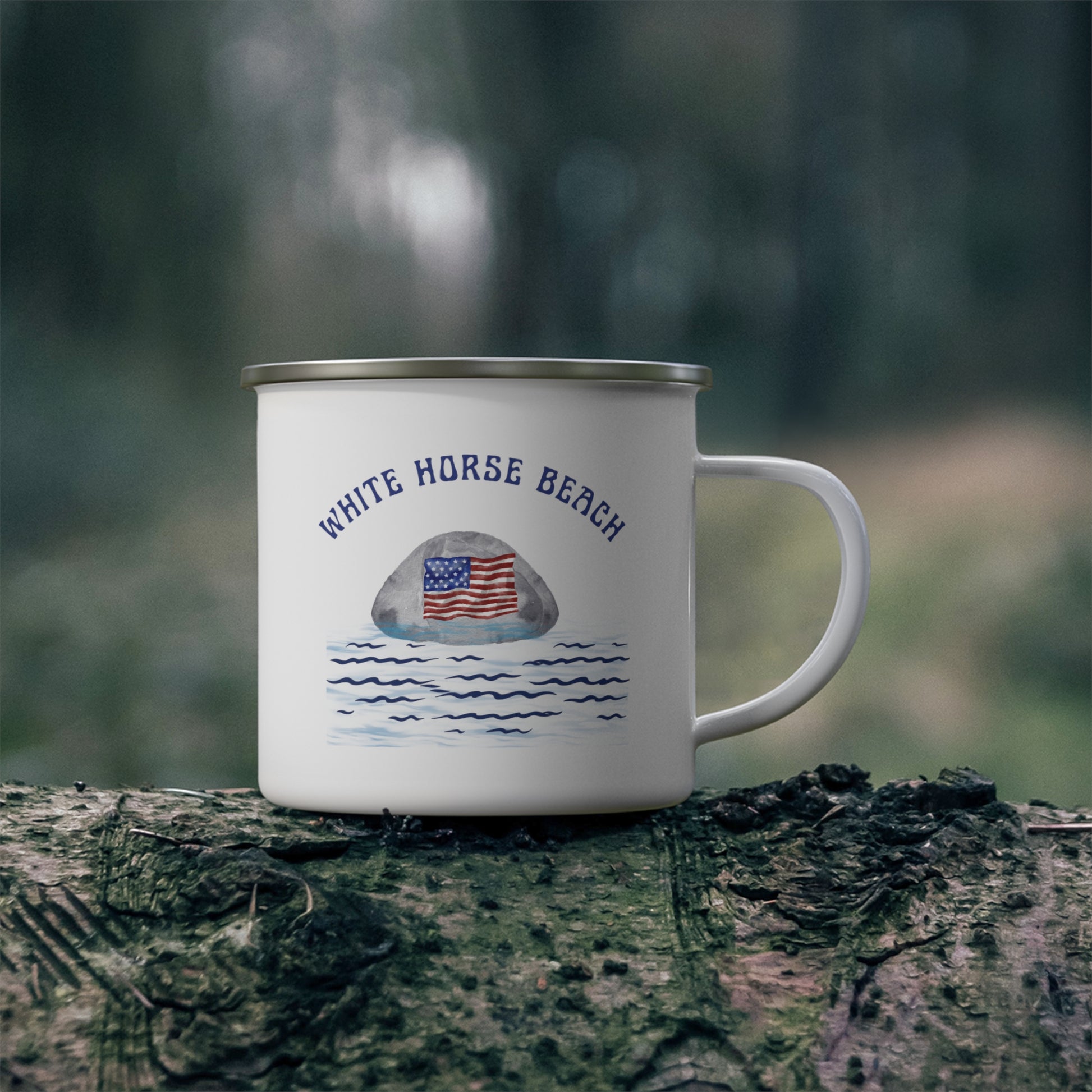 White Horse Beach Mug