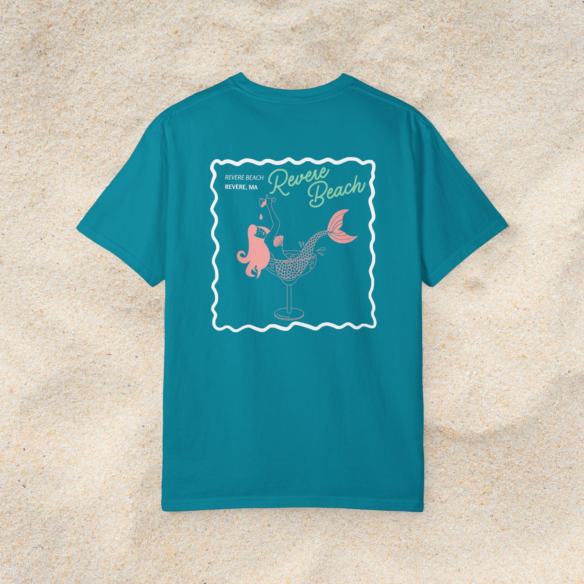 REVERE BEACH POSTAGE STAMP COMFORT COLORS T-SHIRT