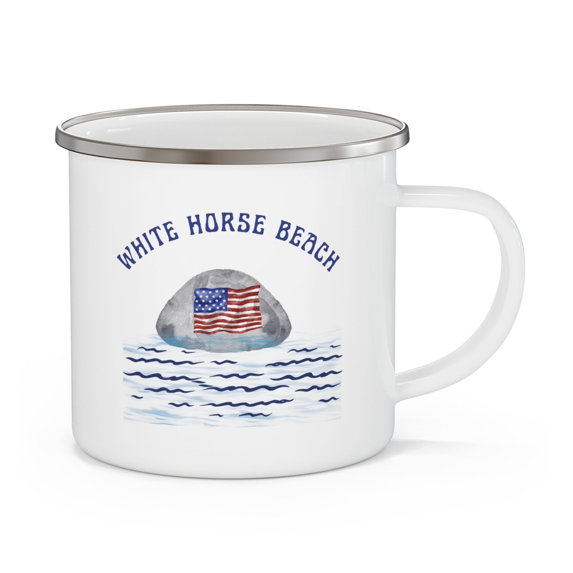 White Horse Beach Mug