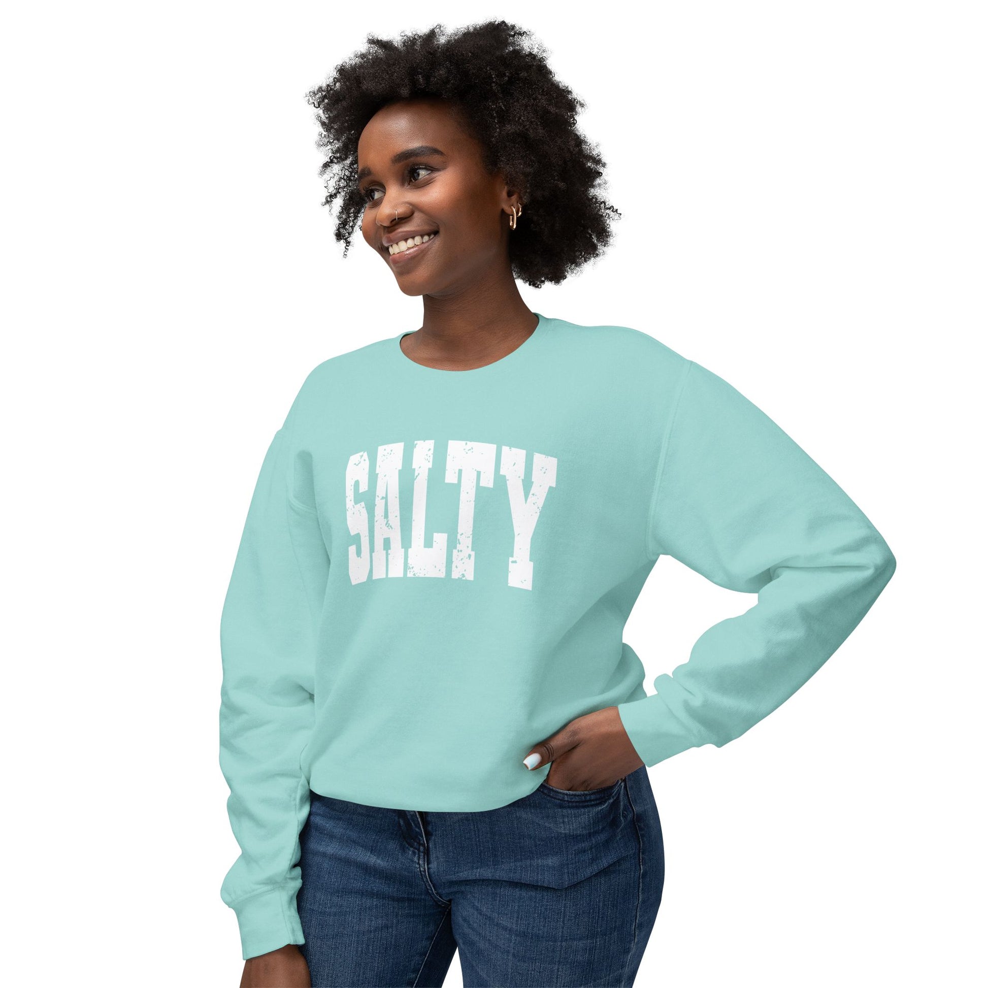 SALTY COMFORT COLORS CREWNECK