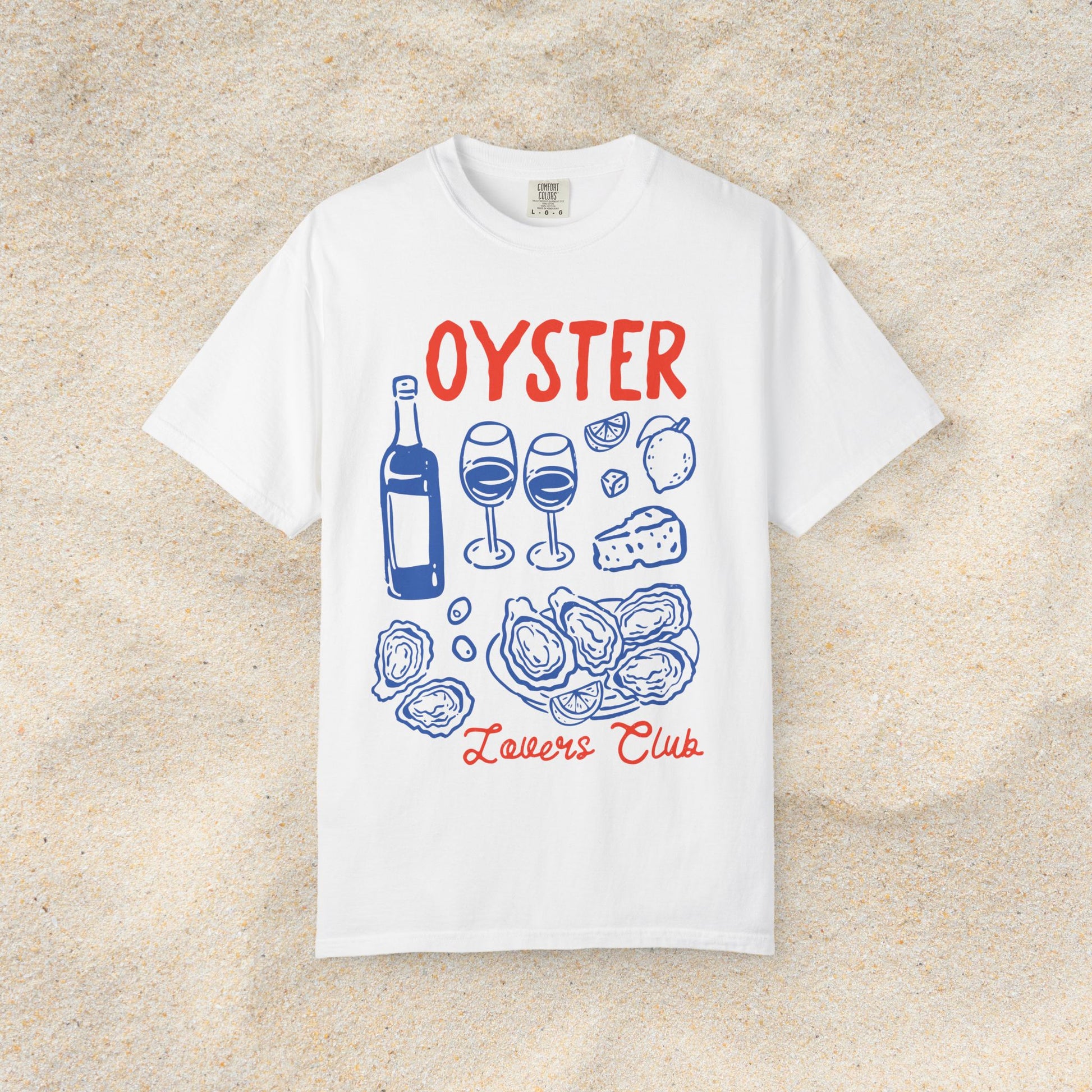 OYSTER LOVERS CLUB COMFORT COLORS T-SHIRT