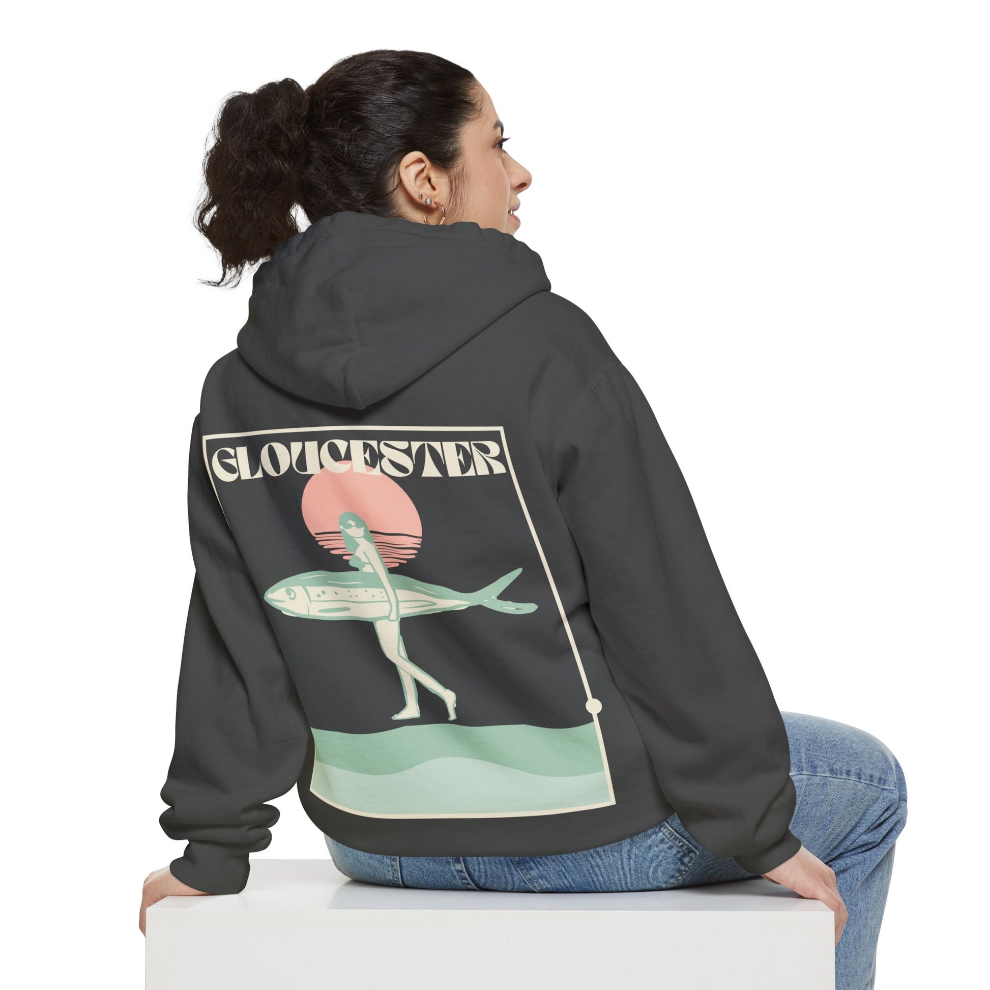 CATCH OF GLOUCESTER COMFORT COLORS HOODIE