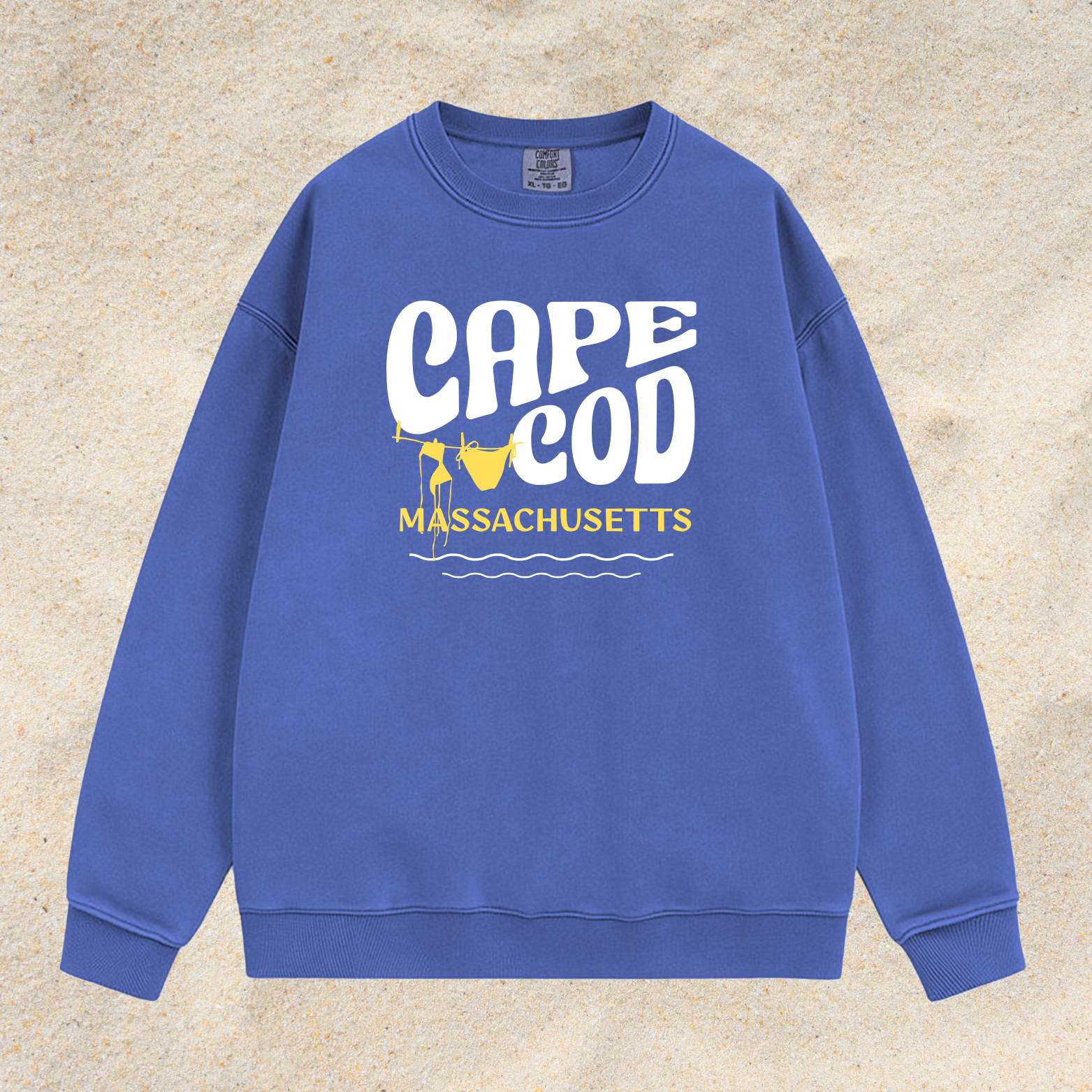 CAPE COD CLOTHESLINE COMFORT COLORS CREWNECK