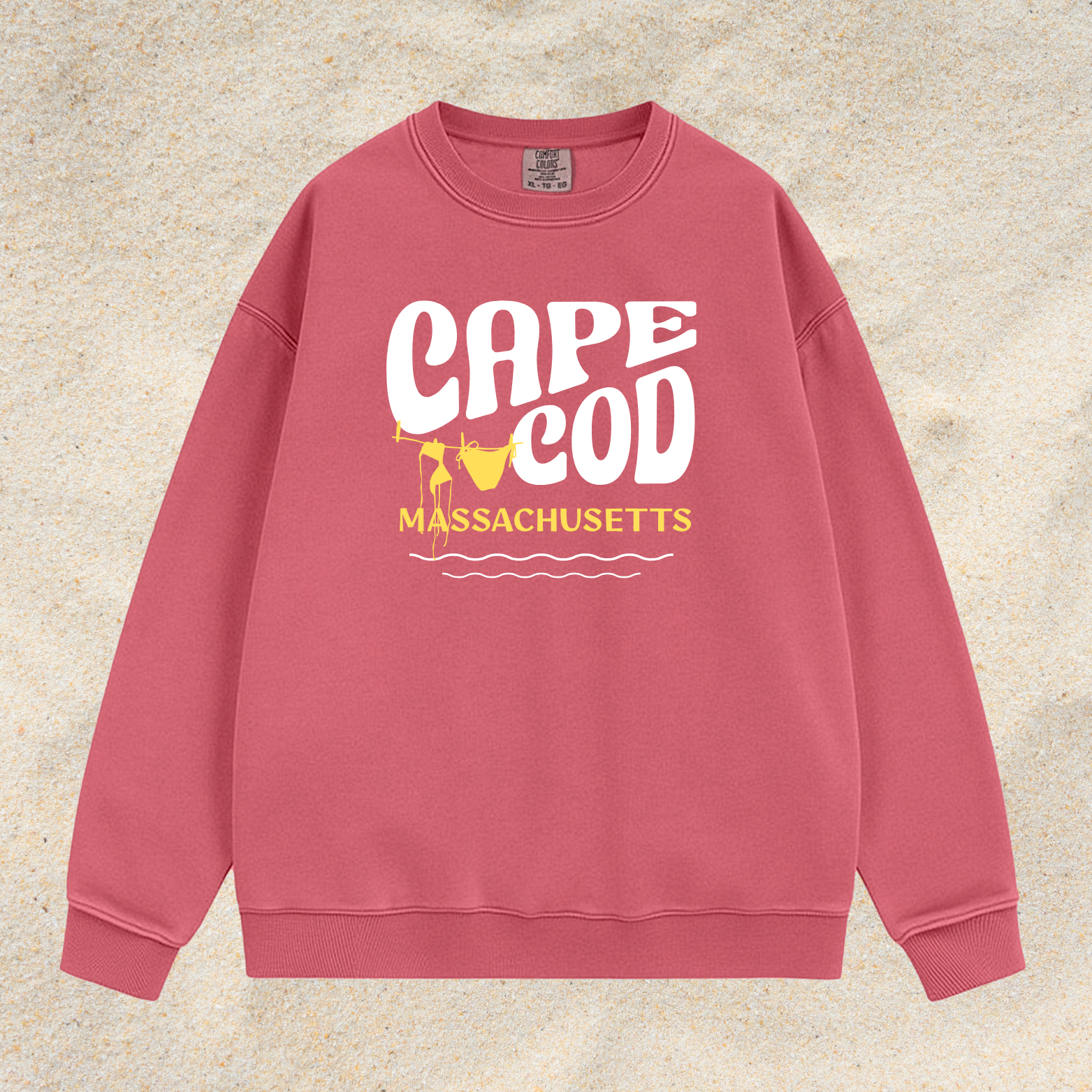 CAPE COD CLOTHESLINE COMFORT COLORS CREWNECK