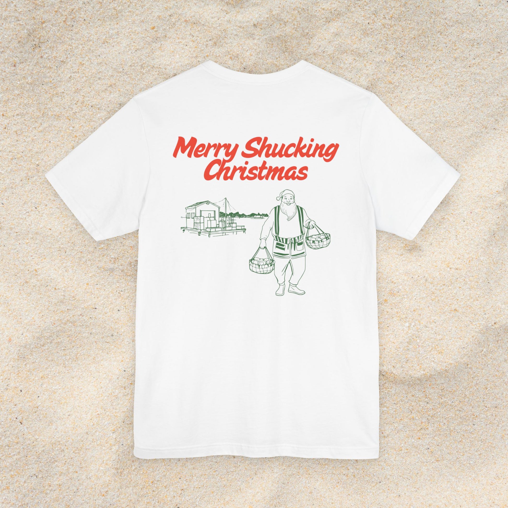 Merry Shucking Christmas Tee - Unisex Holiday T-Shirt