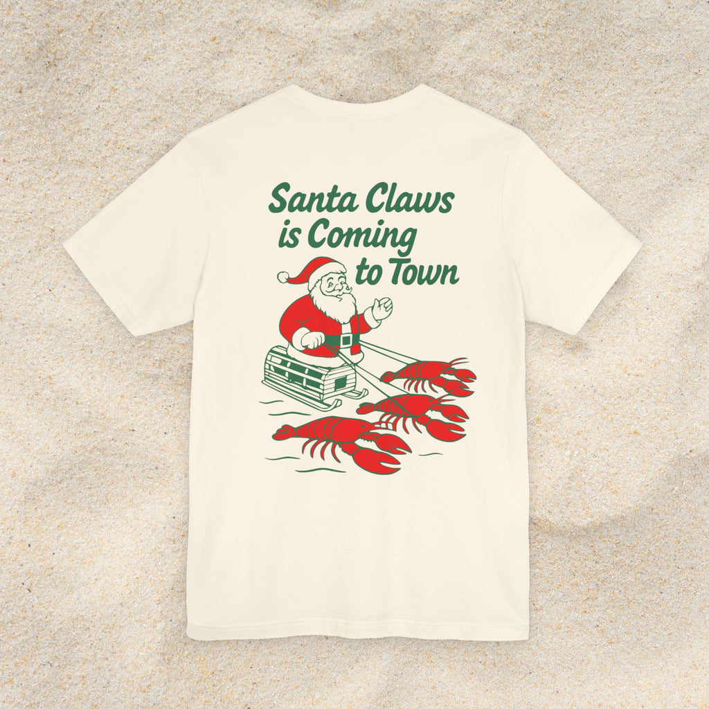 Santa Claws is Coming to Town Unisex Tee