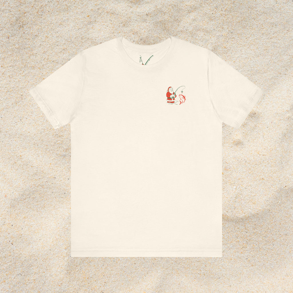Reel Merry Christmas Fishing T-Shirt | Santa Tee