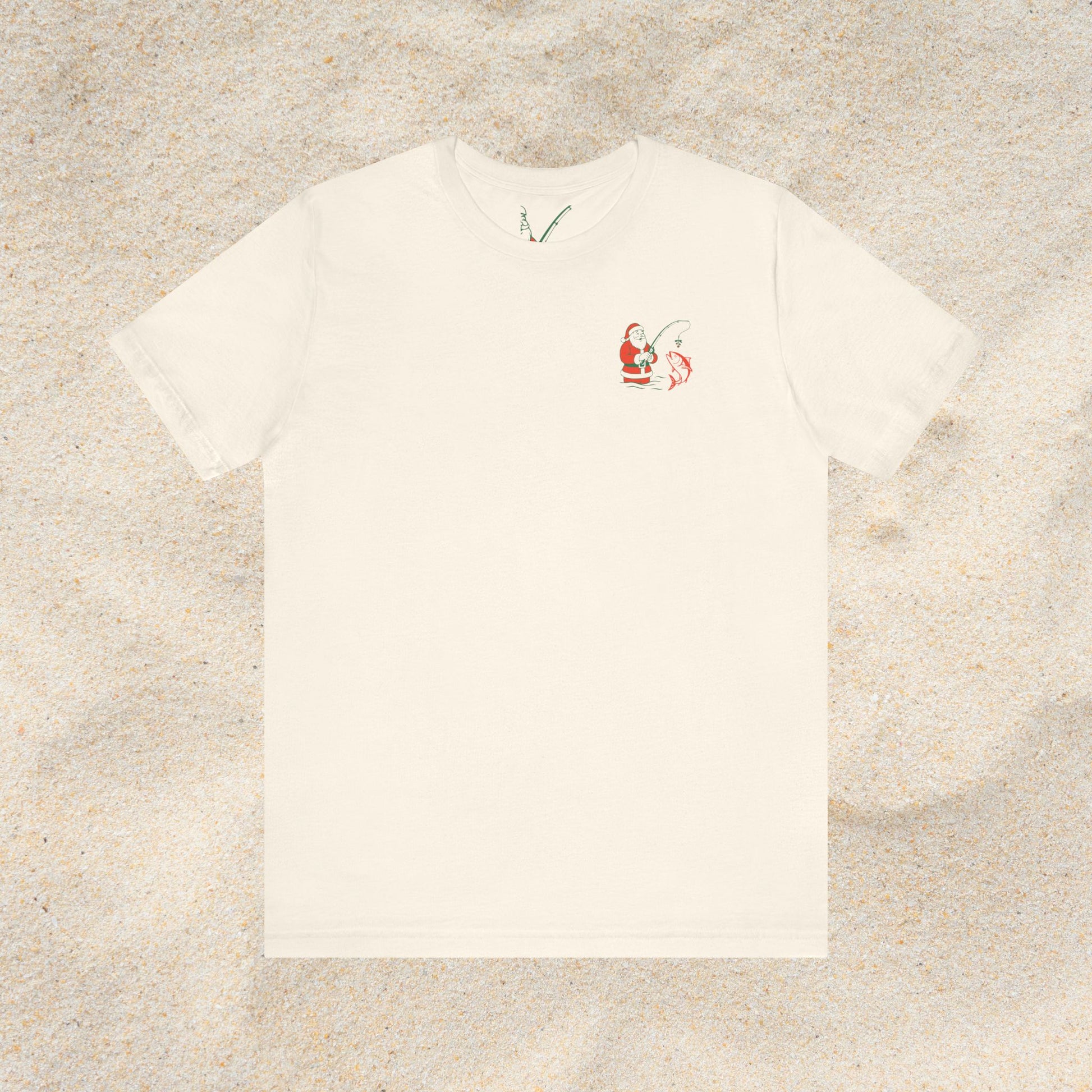 Reel Merry Christmas Fishing T-Shirt | Santa Tee