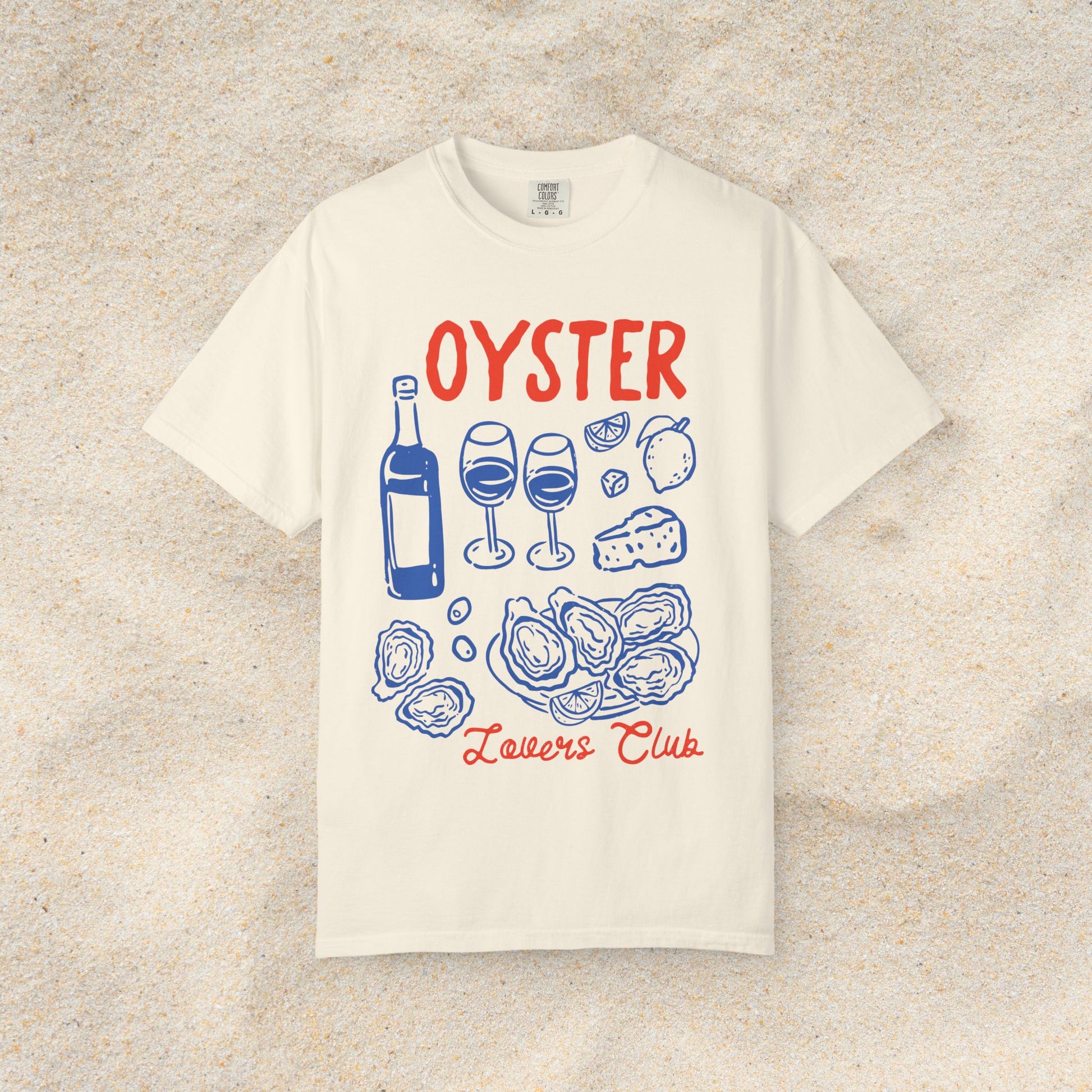 OYSTER LOVERS CLUB COMFORT COLORS T-SHIRT