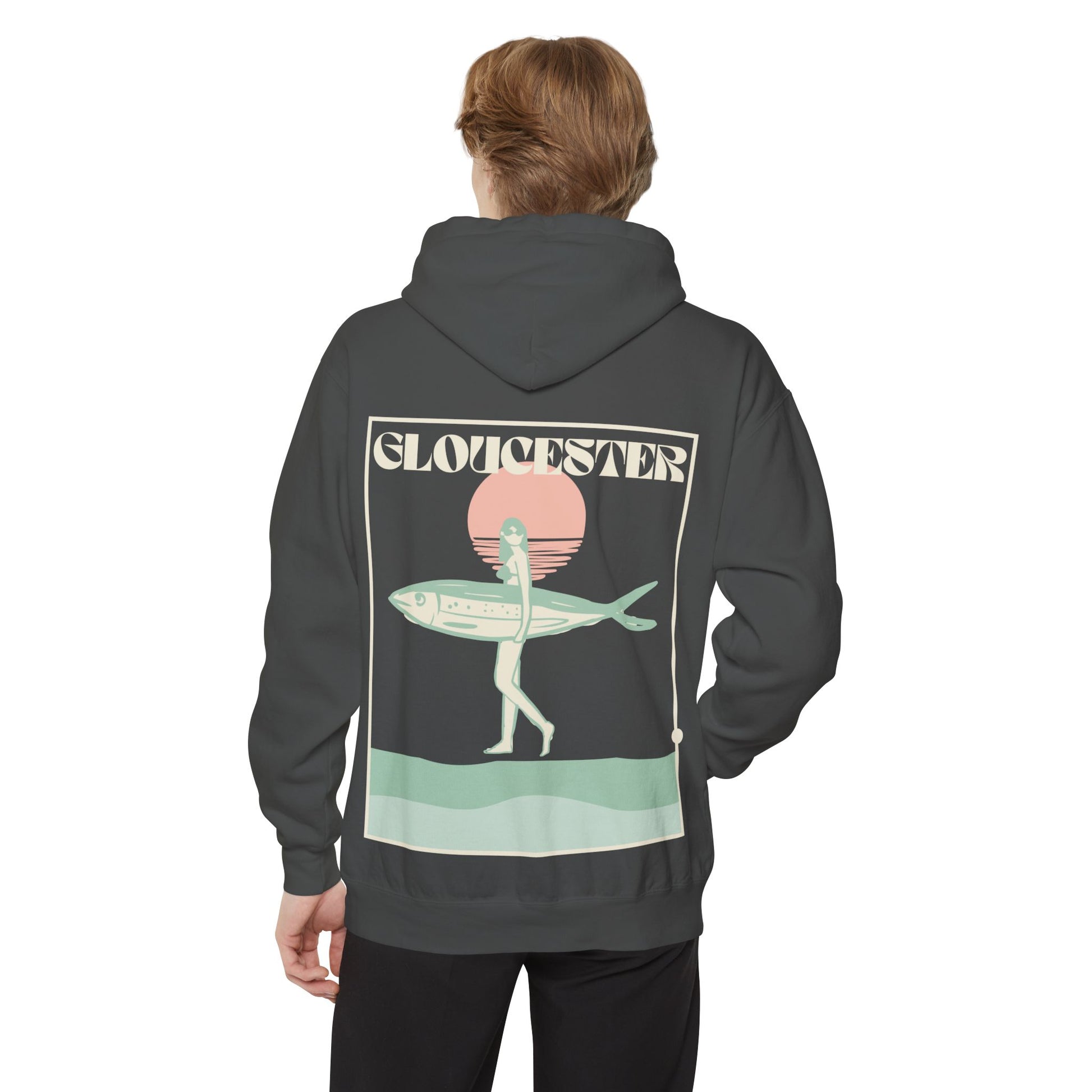 CATCH OF GLOUCESTER COMFORT COLORS HOODIE