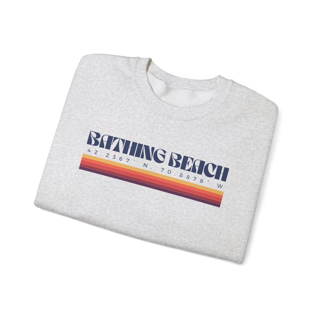 Bathing Beach Coordinates Crewneck