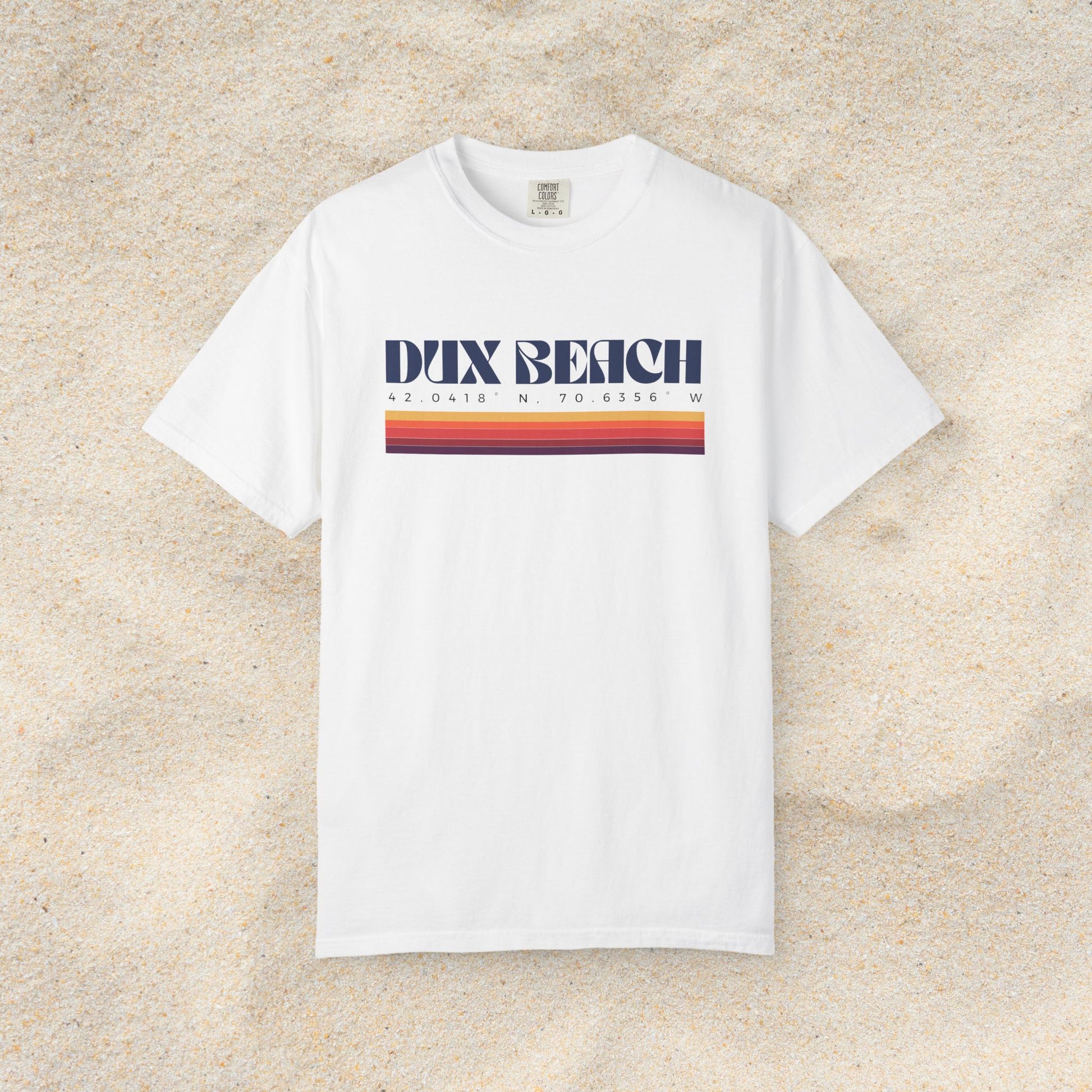 DUX BEACH COORDINATES COMFORT COLORS T-SHIRT