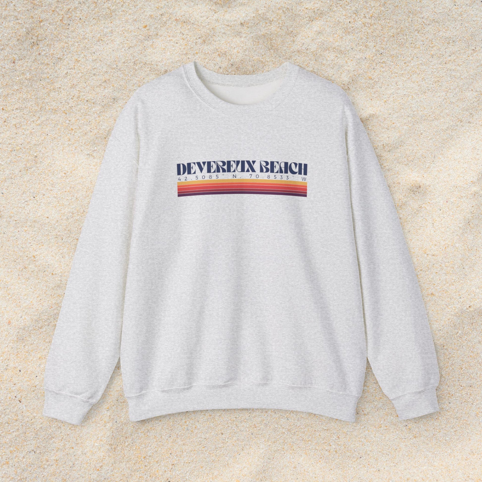 Devereux Beach Coordinates Crewneck