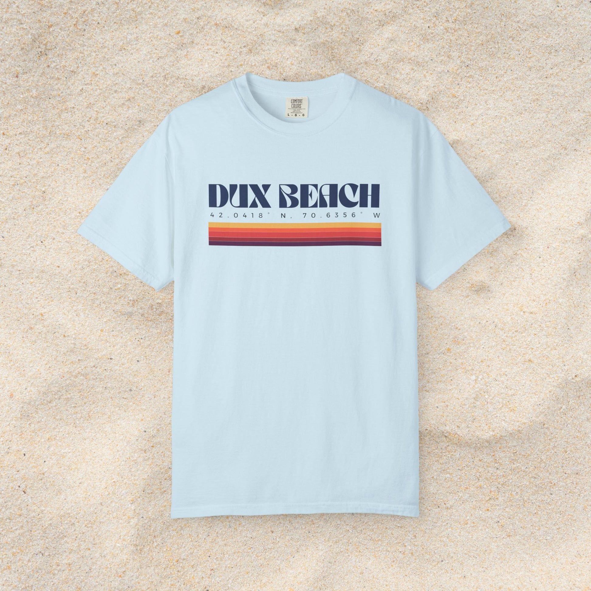 DUX BEACH COORDINATES COMFORT COLORS T-SHIRT