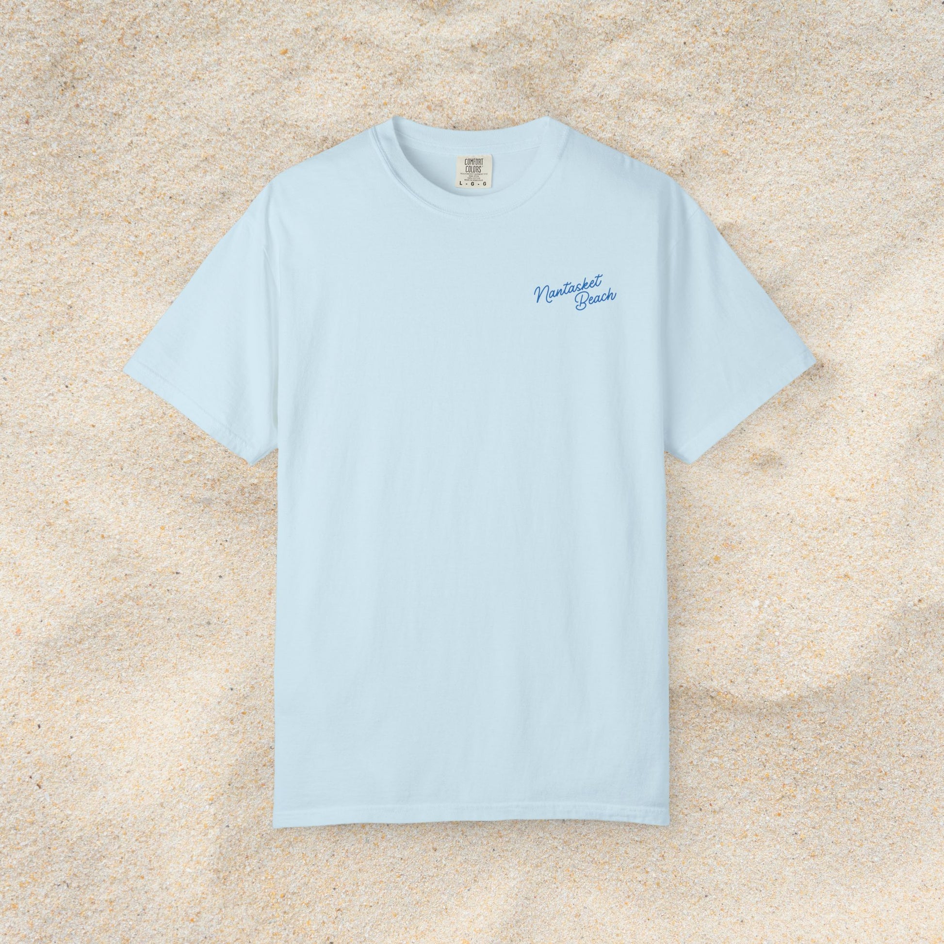 NANTASKET BEACH POSTAGE STAMP COMFORT COLORS T-SHIRT