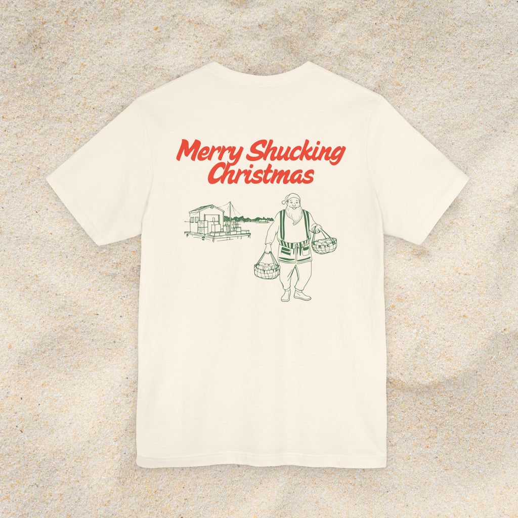 Merry Shucking Christmas Tee - Unisex Holiday T-Shirt