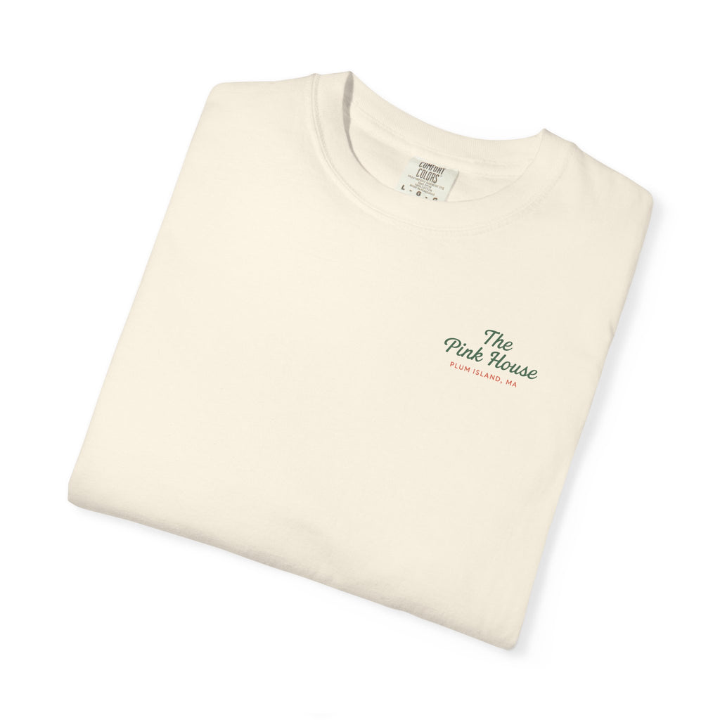 THE PLUM ISLAND PINK HOUSE COMFORT COLORS T-SHIRT