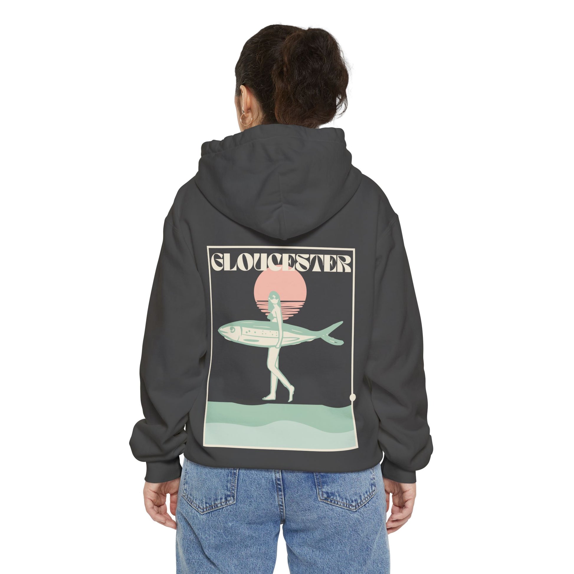 CATCH OF GLOUCESTER COMFORT COLORS HOODIE