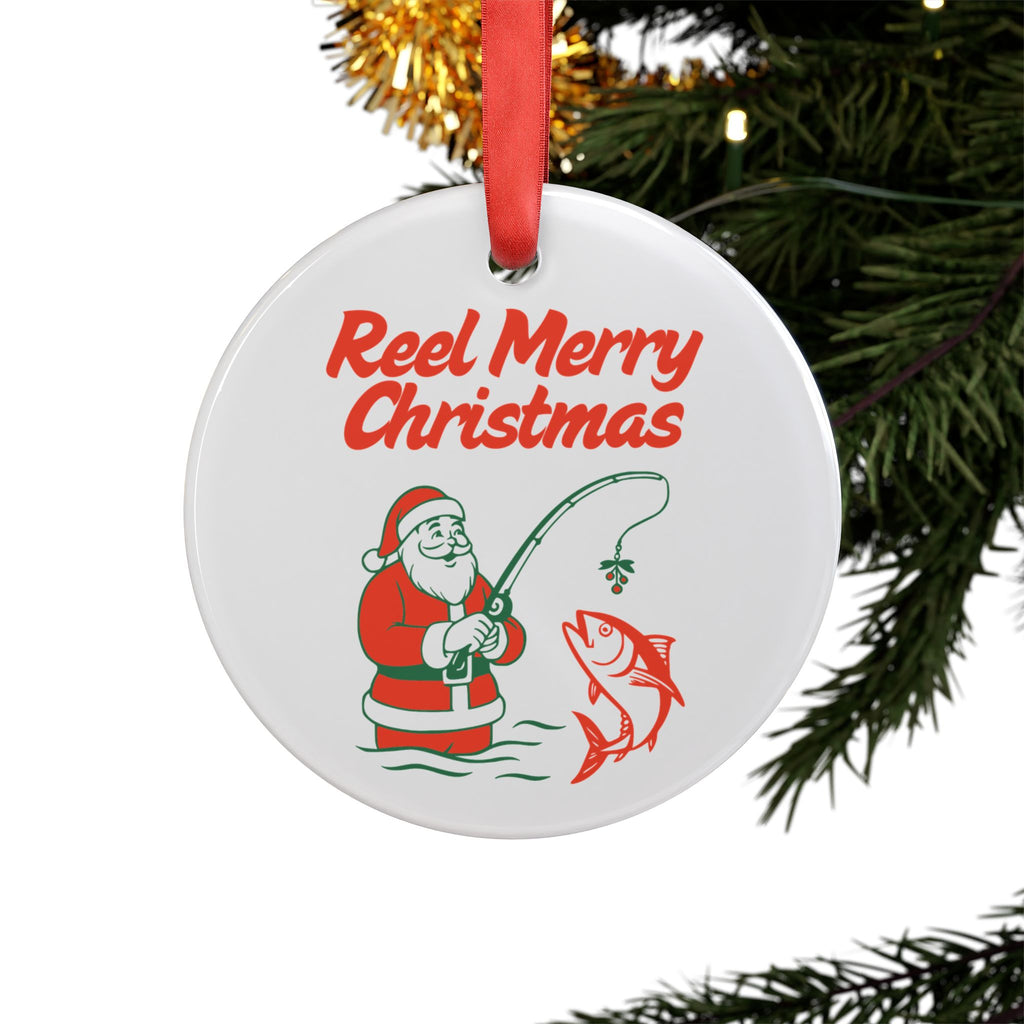 Reel Merry Christmas Acrylic Christmas Ornament