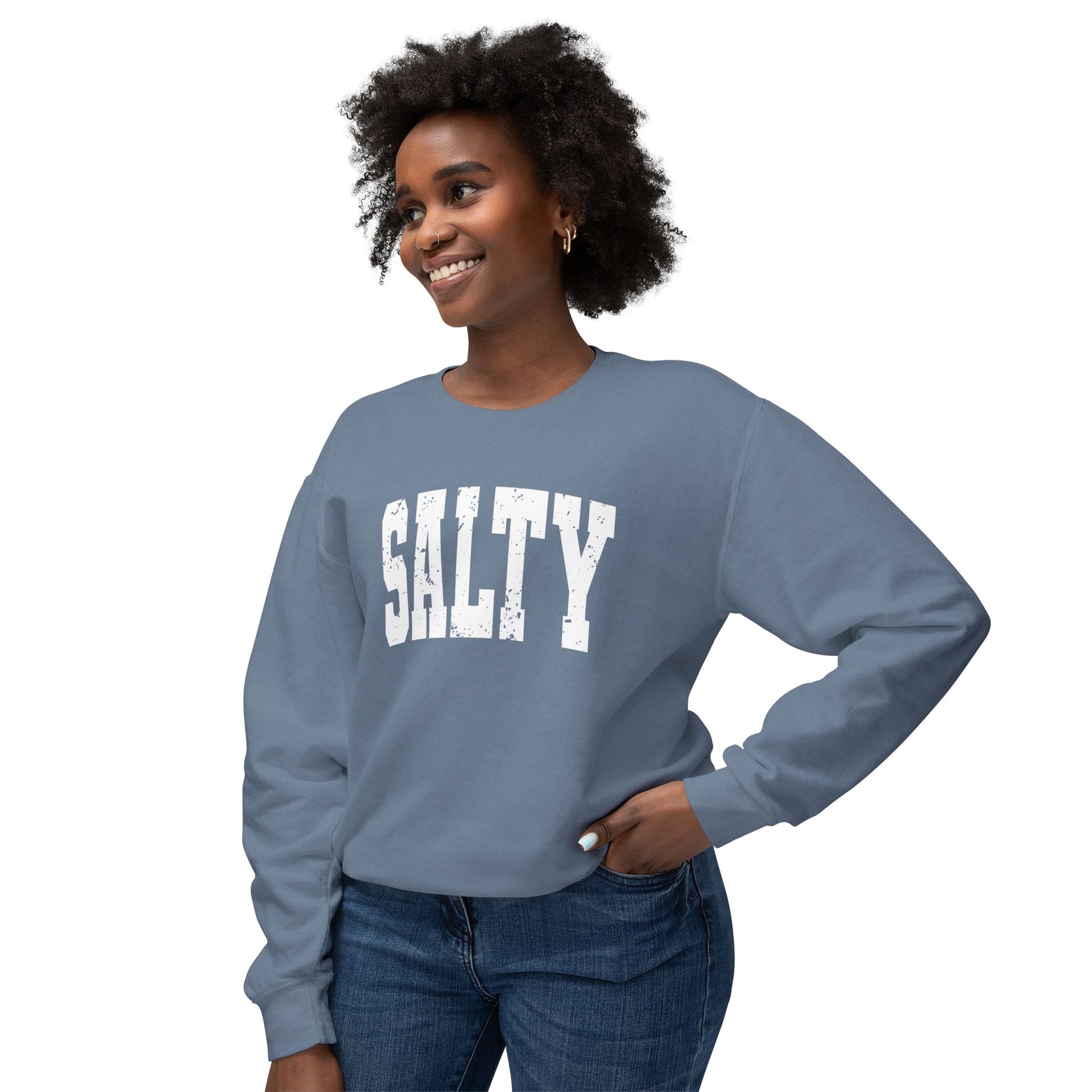 SALTY COMFORT COLORS CREWNECK