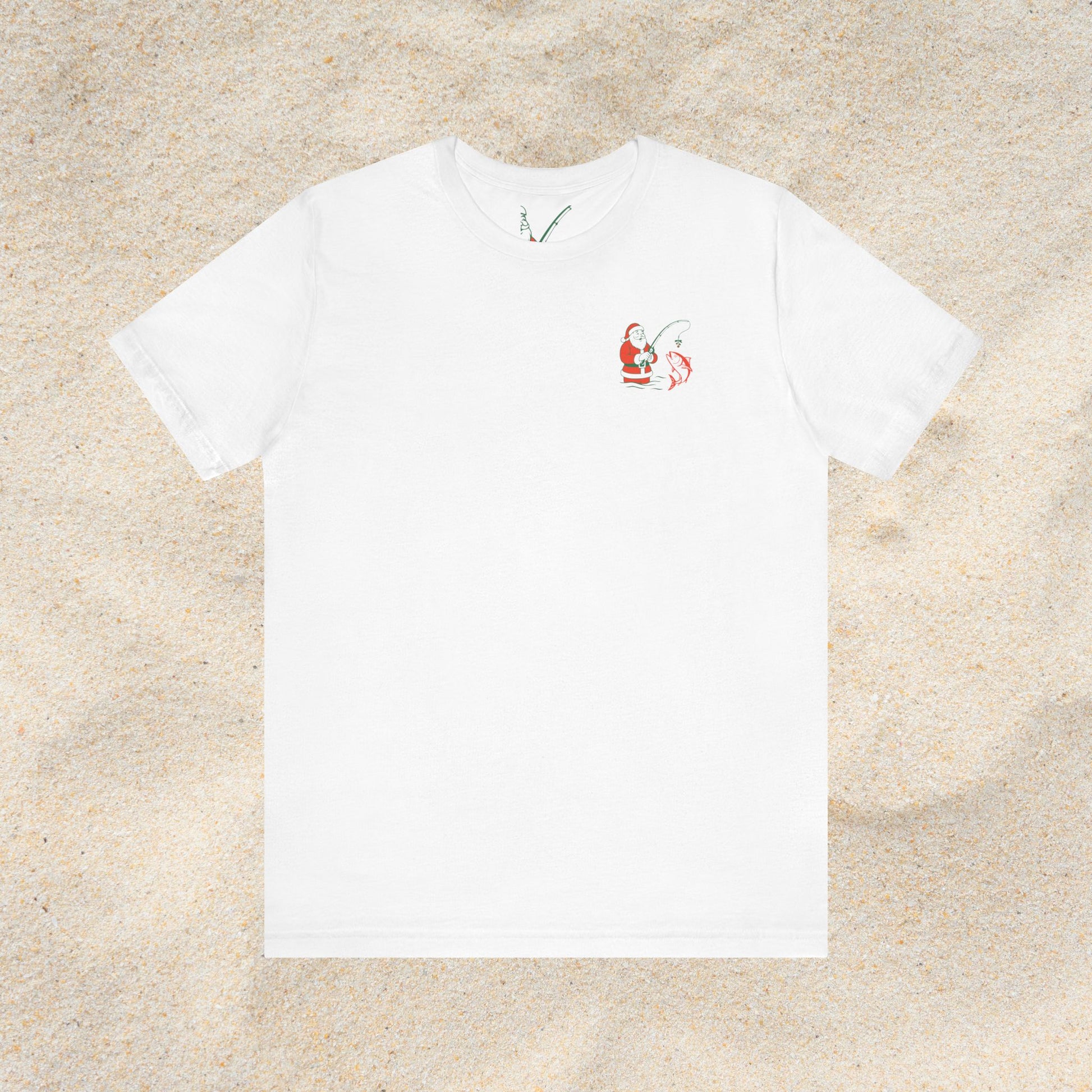Reel Merry Christmas Fishing T-Shirt | Santa Tee