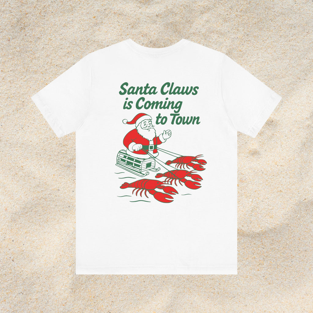 Santa Claws is Coming to Town Unisex Tee