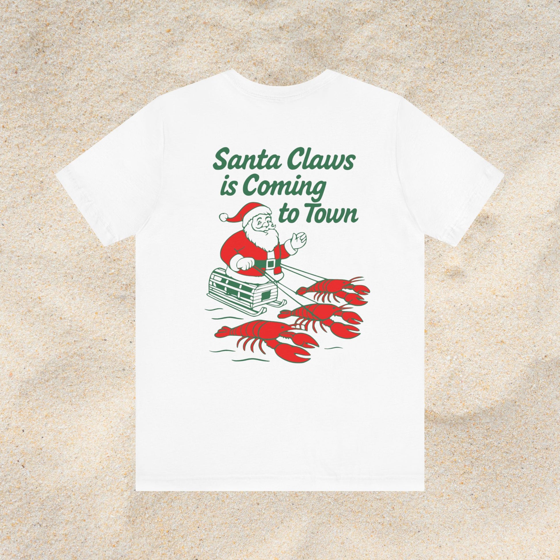 Santa Claws is Coming to Town Unisex Tee