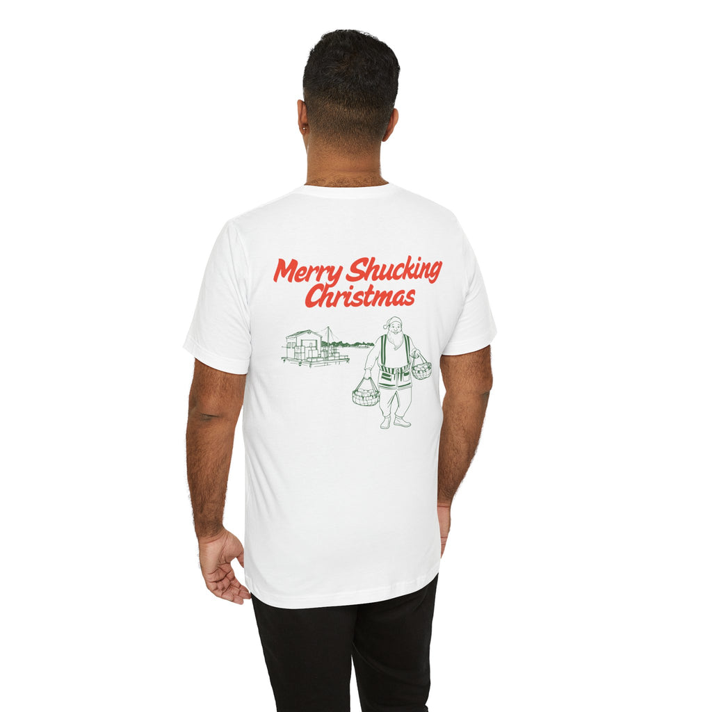 Merry Shucking Christmas Tee - Unisex Holiday T-Shirt